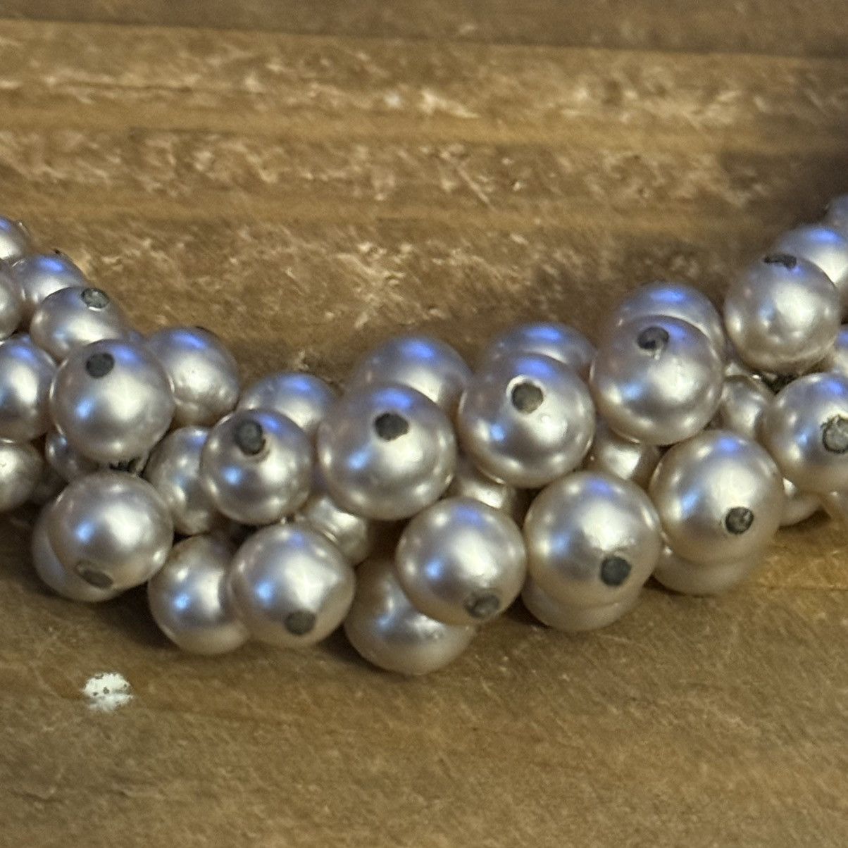 Vintage Vintage silver cluster pearl choker necklace Size ONE SIZE - 3 Thumbnail