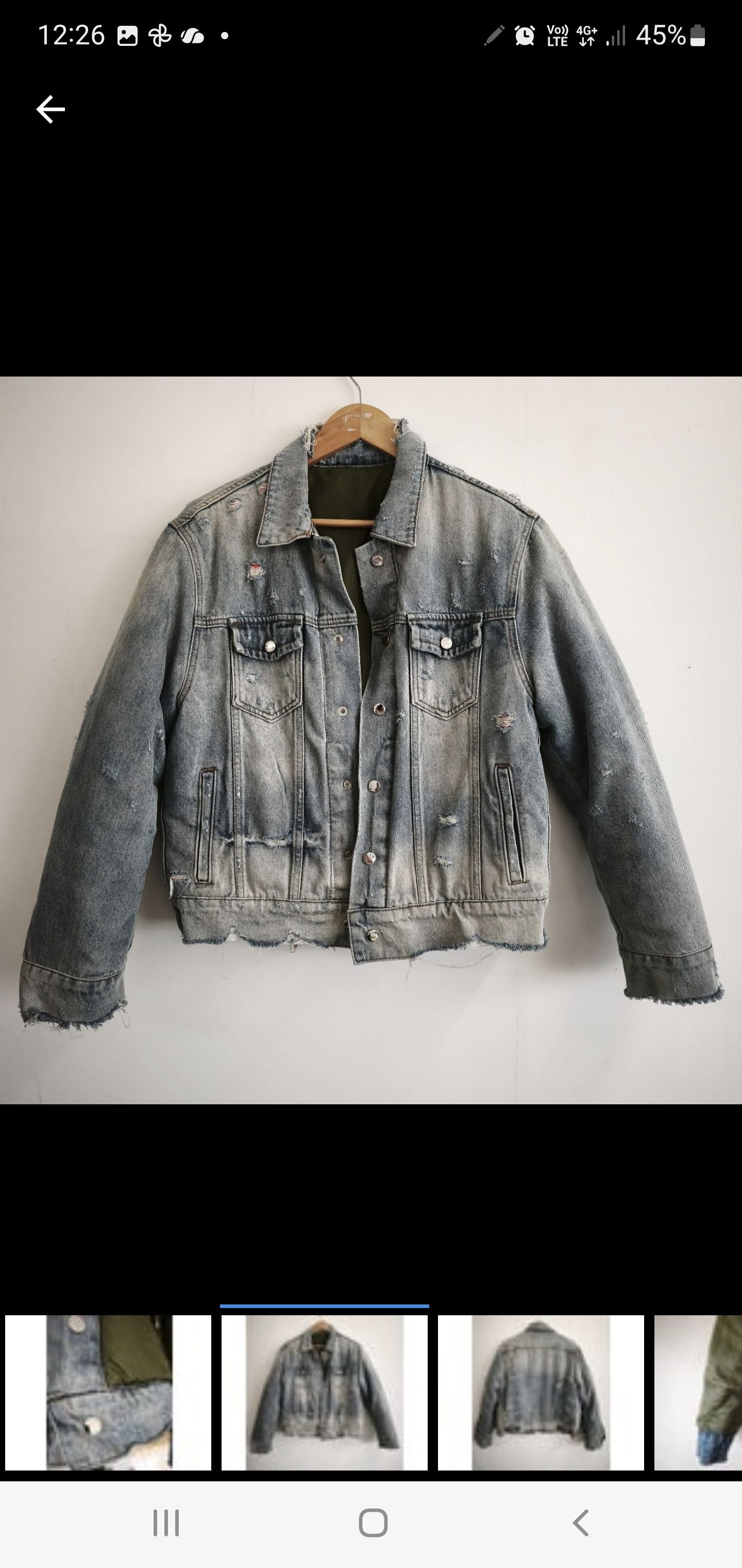 Amiri Original RRP $1,890 USD Amiri "Hybrid" denim,bomber Size US M / EU 48-50 / 2 - 9 Thumbnail