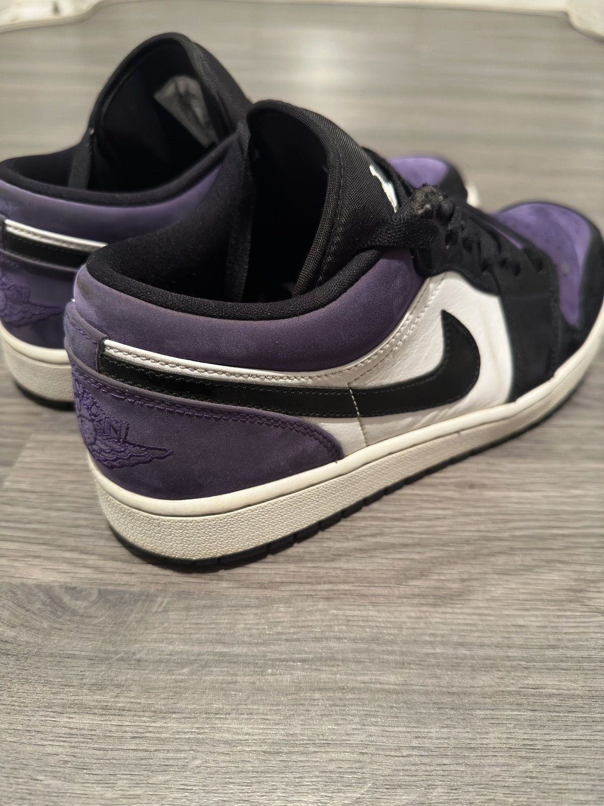 Jordan Brand × Nike Air Jordan 1 Low Court Purple Size US 10 / EU 43 - 4 Thumbnail