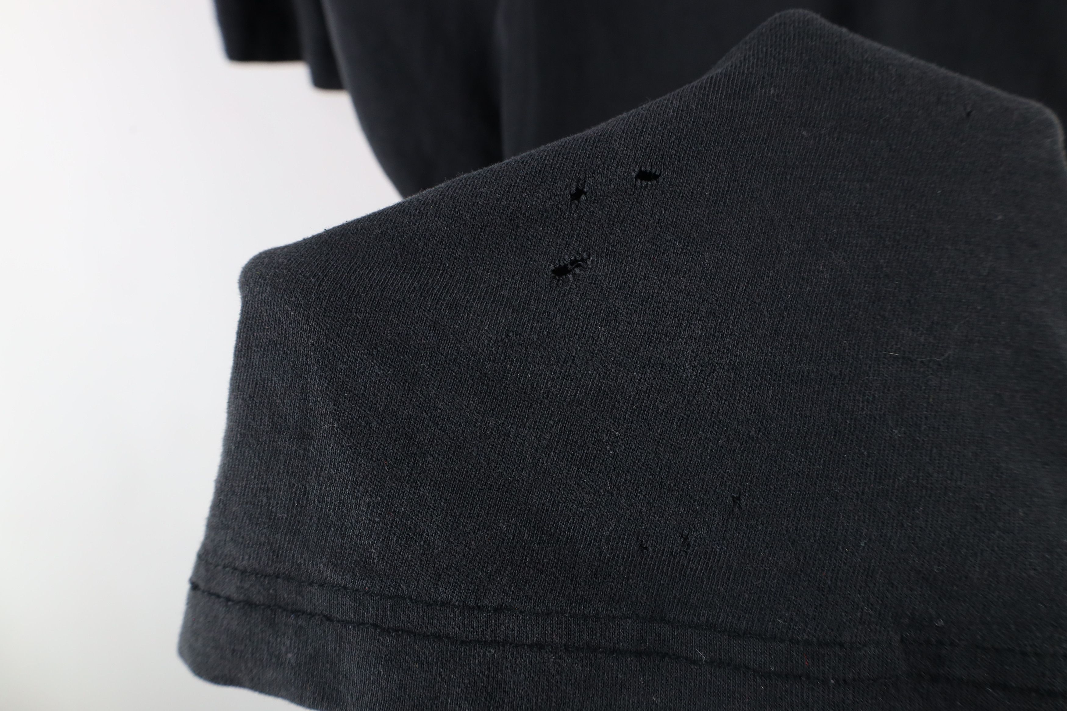 Vintage Vintage 90s Streetwear Blank Thin Short Sleeve T-Shirt Black Size US XL / EU 56 / 4 - 7 Thumbnail