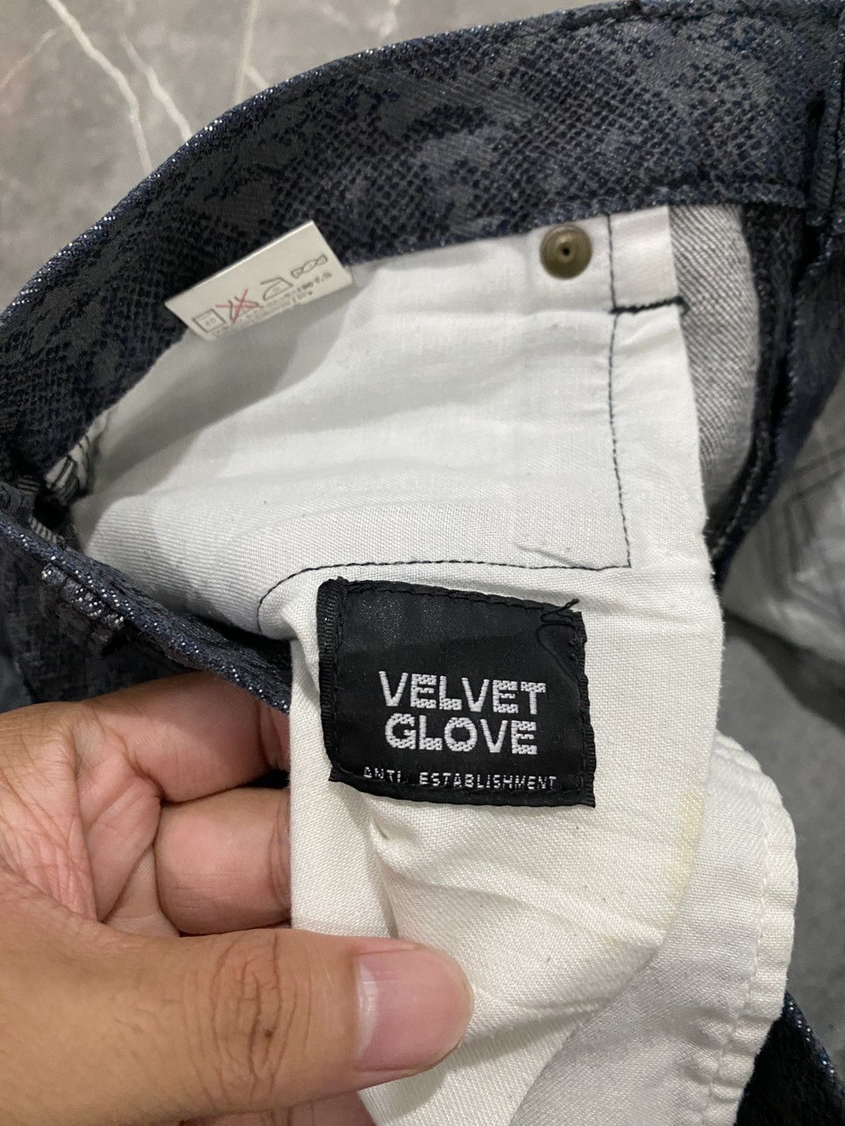 Japanese Brand Velvetglove japanese denim waxed snake skin Size US 28 / EU 44 - 6 Thumbnail
