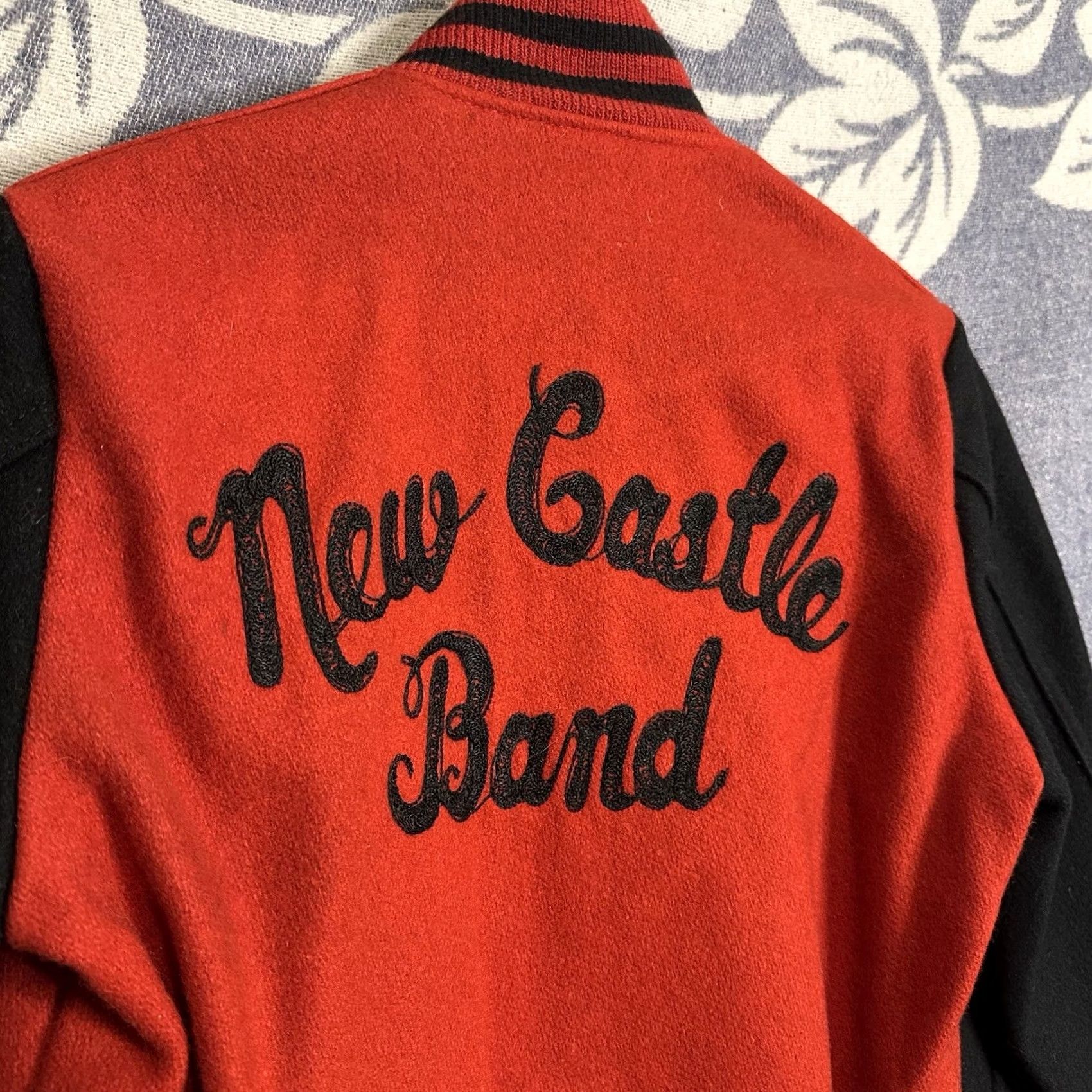 Vintage VINTAGE Howe Athletic Jacket Wool Varsity Small USA Made Red Wool 80s 90s Embroidered Pocket Long Sleeve Snap Button Women Varsity Jacket Short Length Size S / US 4 / IT 40 - 6 Thumbnail