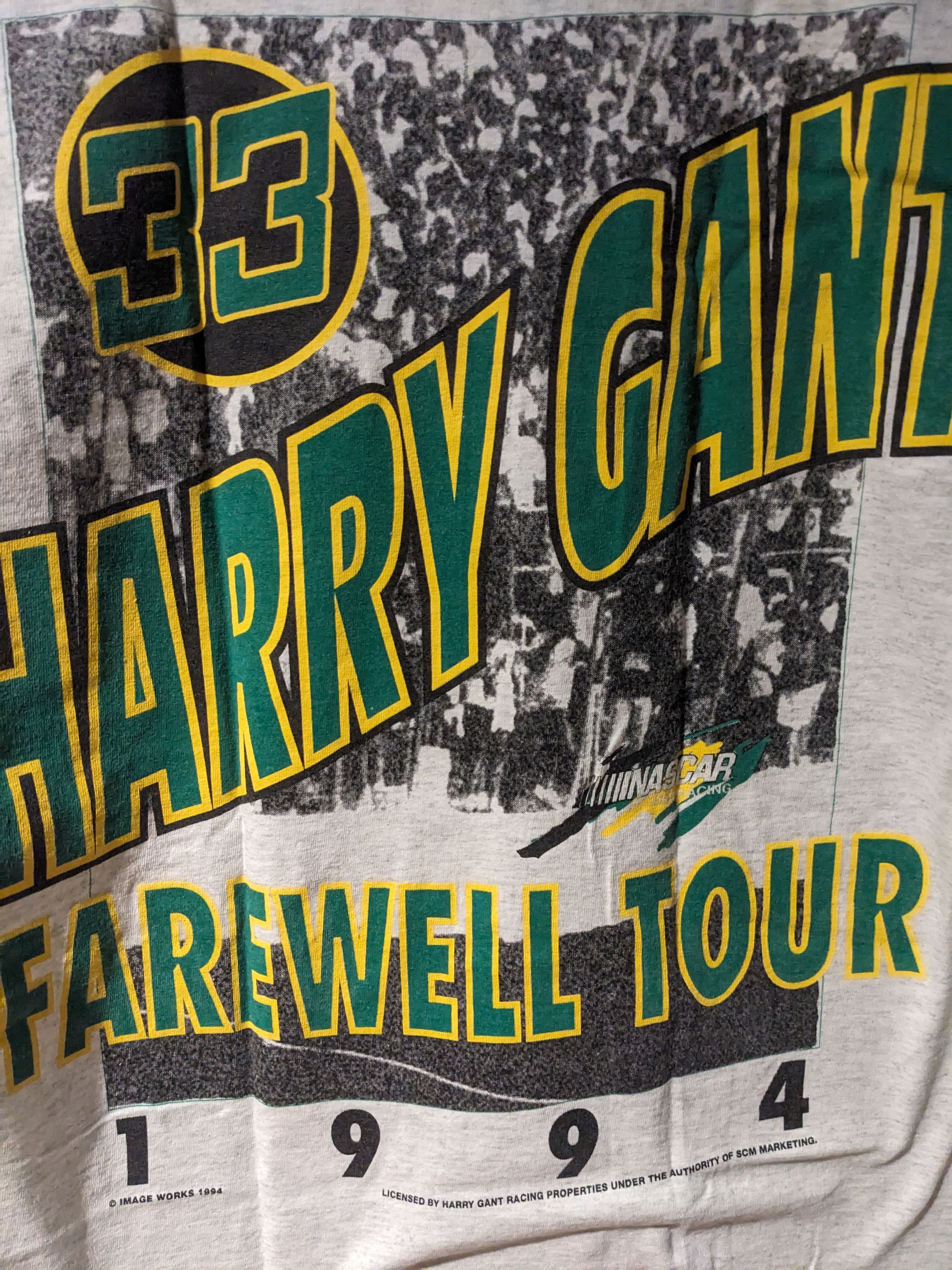 NASCAR × Vintage Vintage 1994 Harry Gant Nascar Chase Authentic T-Shirt Size US L / EU 52-54 / 3 - 9 Thumbnail
