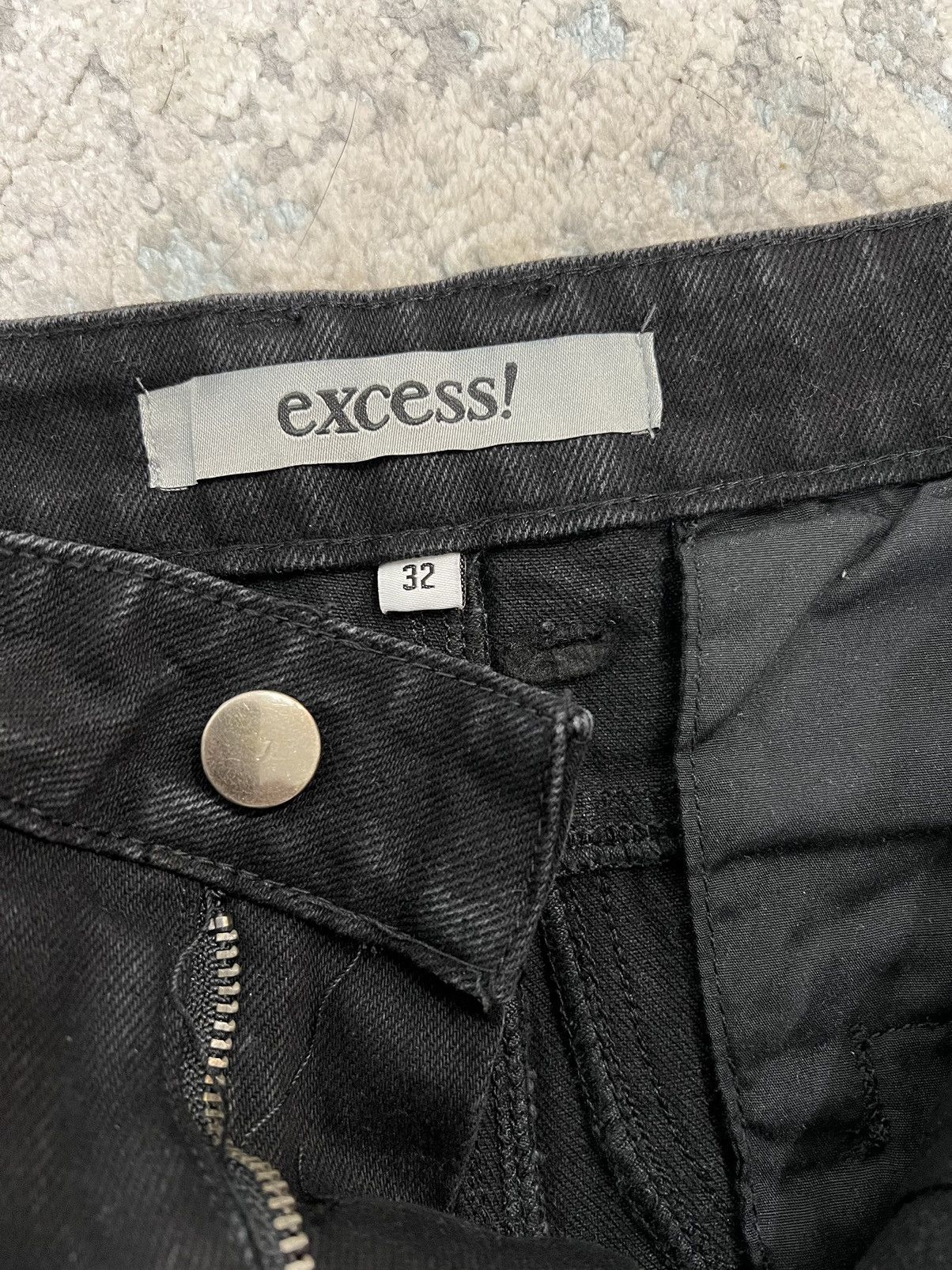 Vintage Excess Los Angeles “CARGO BELT” Jeans Size US 32 / EU 48 - 3 Thumbnail