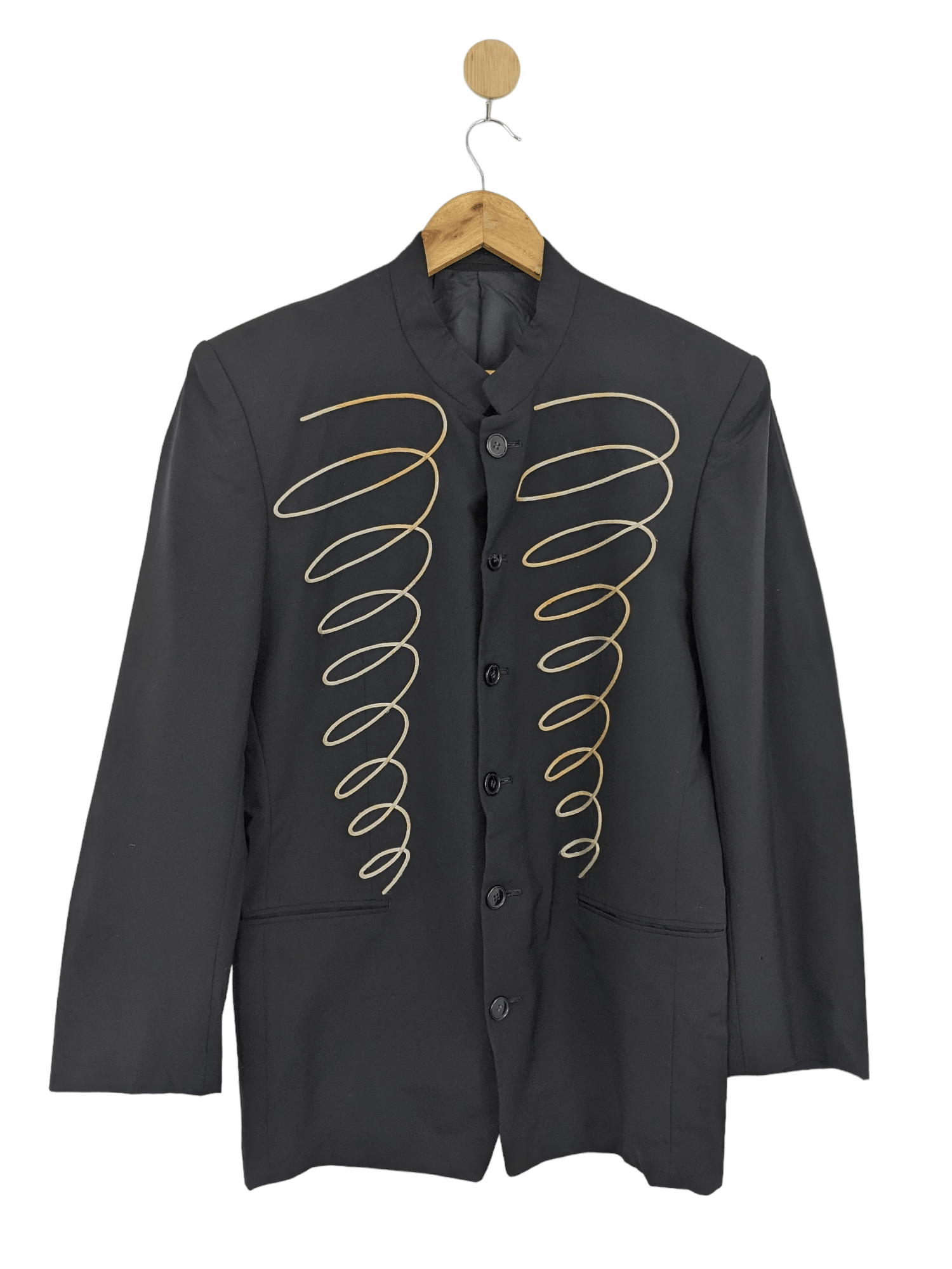 Japanese Brand × Mr. Junko Mr.Junko Koshino String Design Blazer Jacket MJ0129Z Size US M / EU 48-50 / 2 - 1 Thumbnail