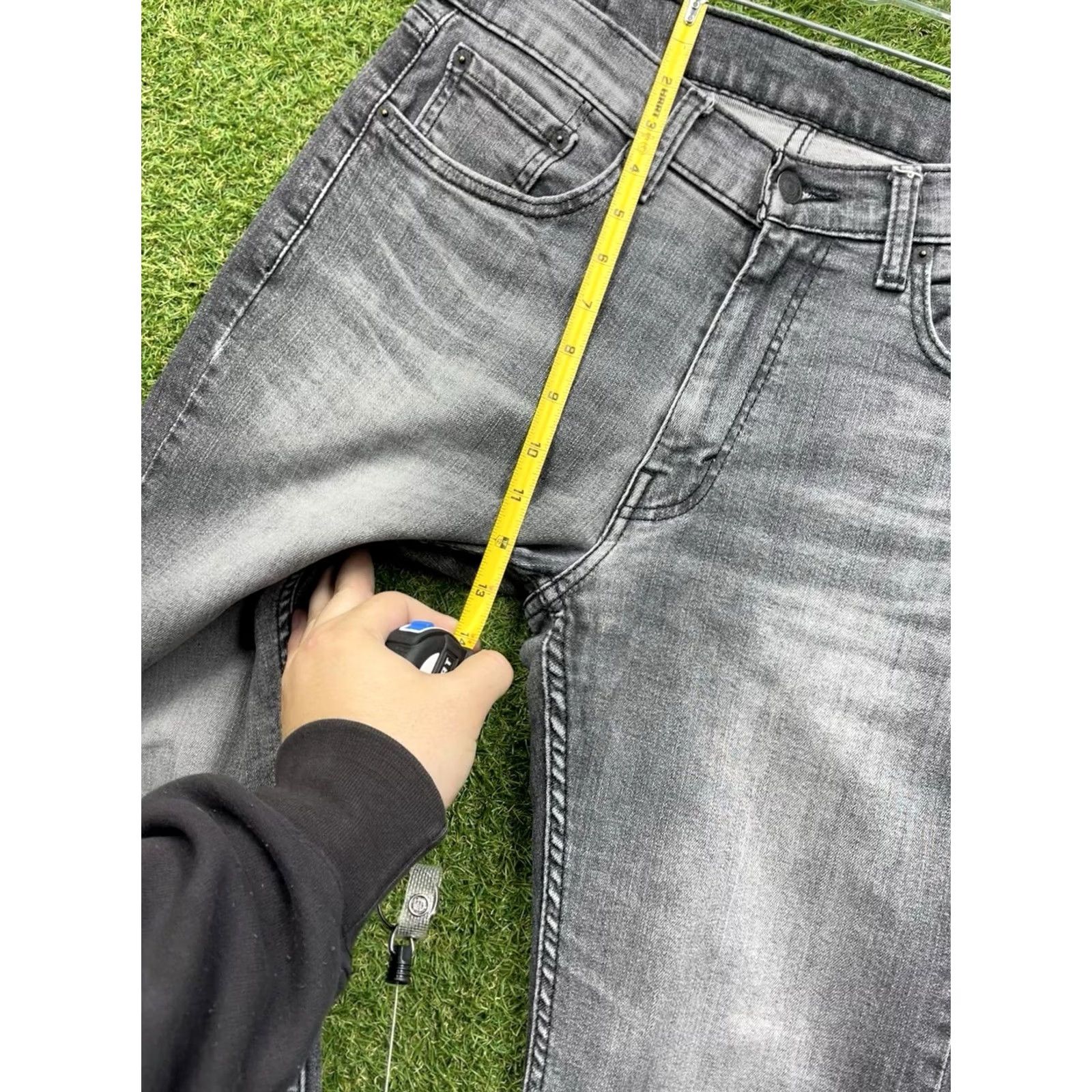 Levi's Levi's 514 Jeans Mens 33x34 Black Denim Slim Straight Fit Jeans Casual Stretch Black Levi's Logo 514 Mens 33x34 Straight Jeans Mens Size US 33 - 4 Thumbnail