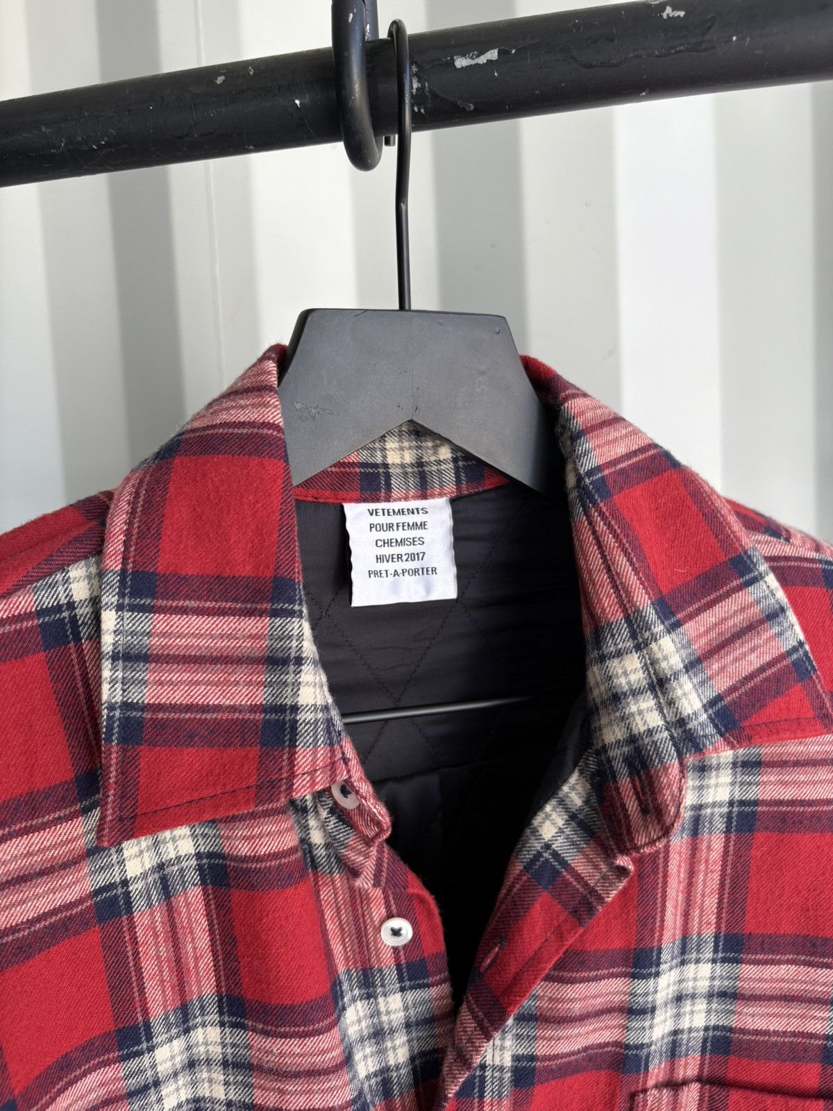 Vetements Oversized Football Shoulder Pad Flannel Size US S / EU 44-46 / 1 - 4 Thumbnail