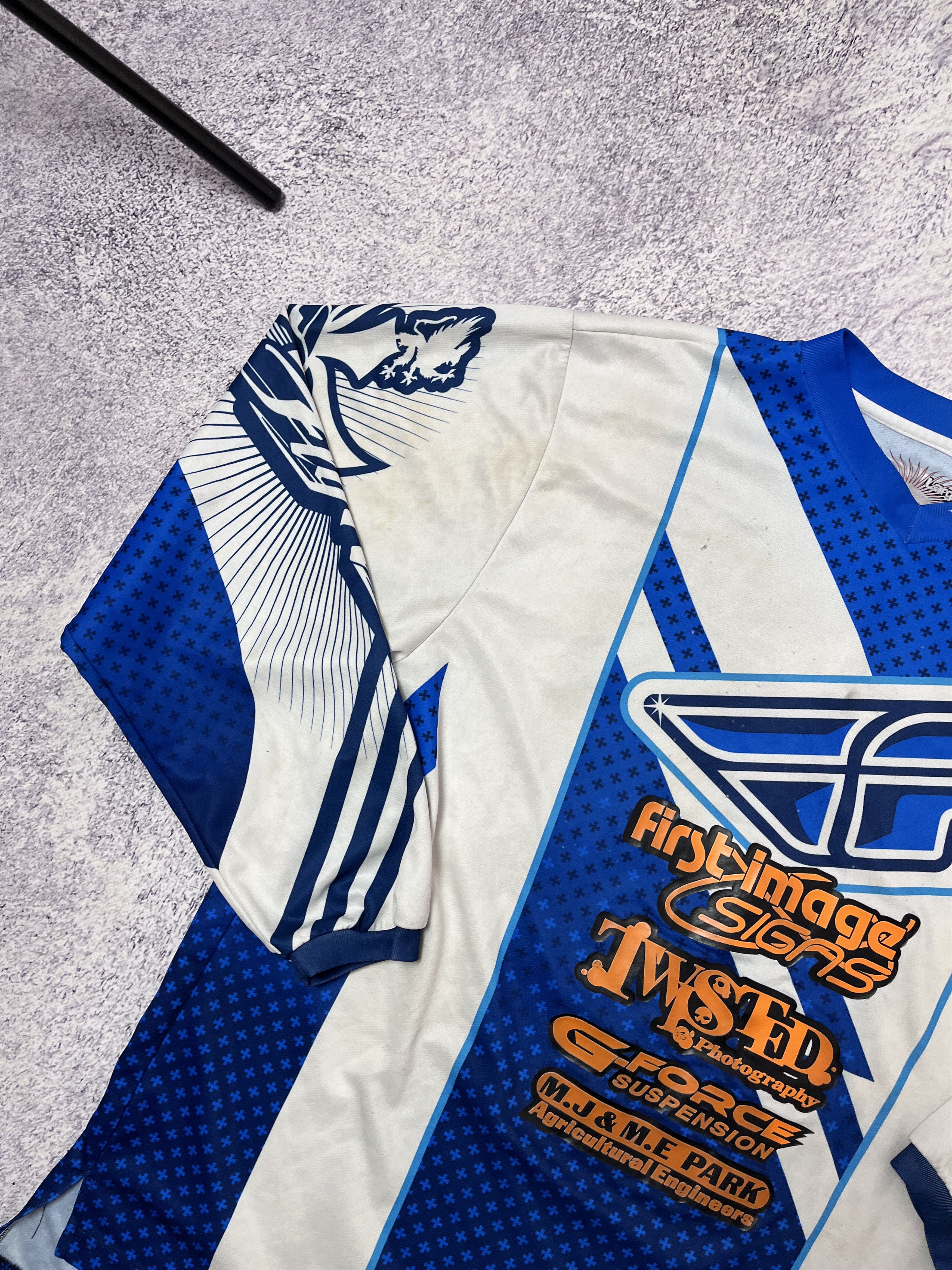 Other Racer motorcycle racing Moto T-shirt jersey size L Parky #46 Size US L / EU 52-54 / 3 - 6 Thumbnail