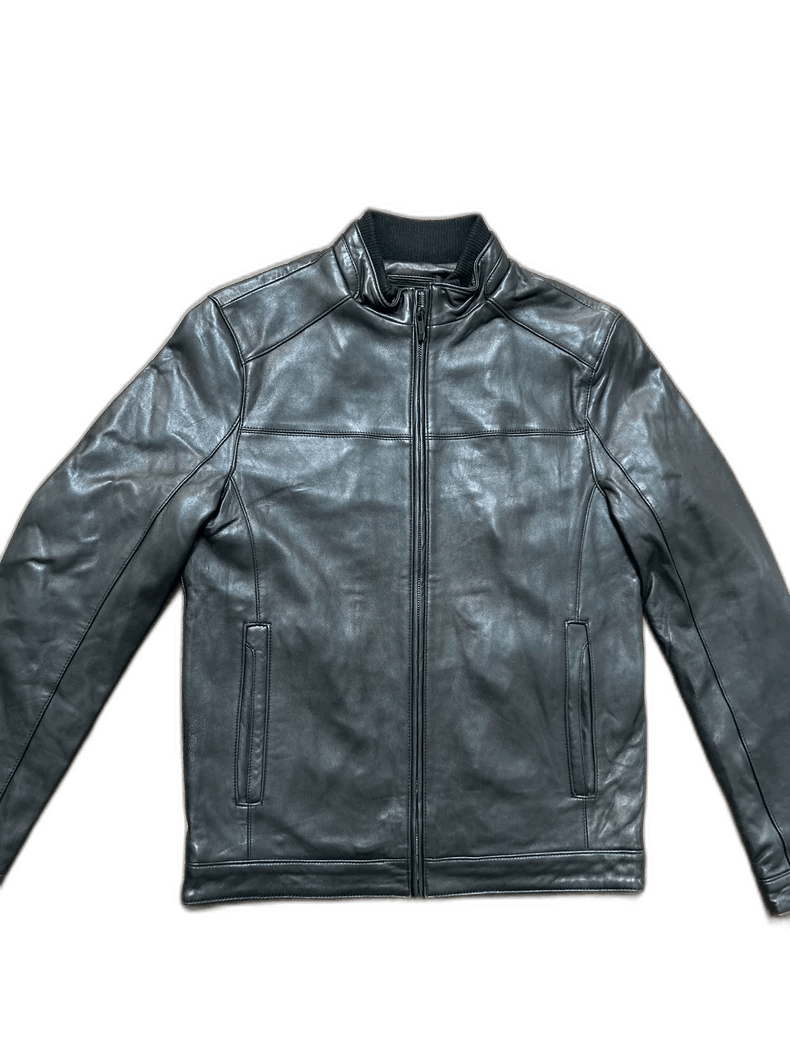 DKNY DKNY Men's Leather Jacket in Black Size US L / EU 52-54 / 3 - 1 Thumbnail