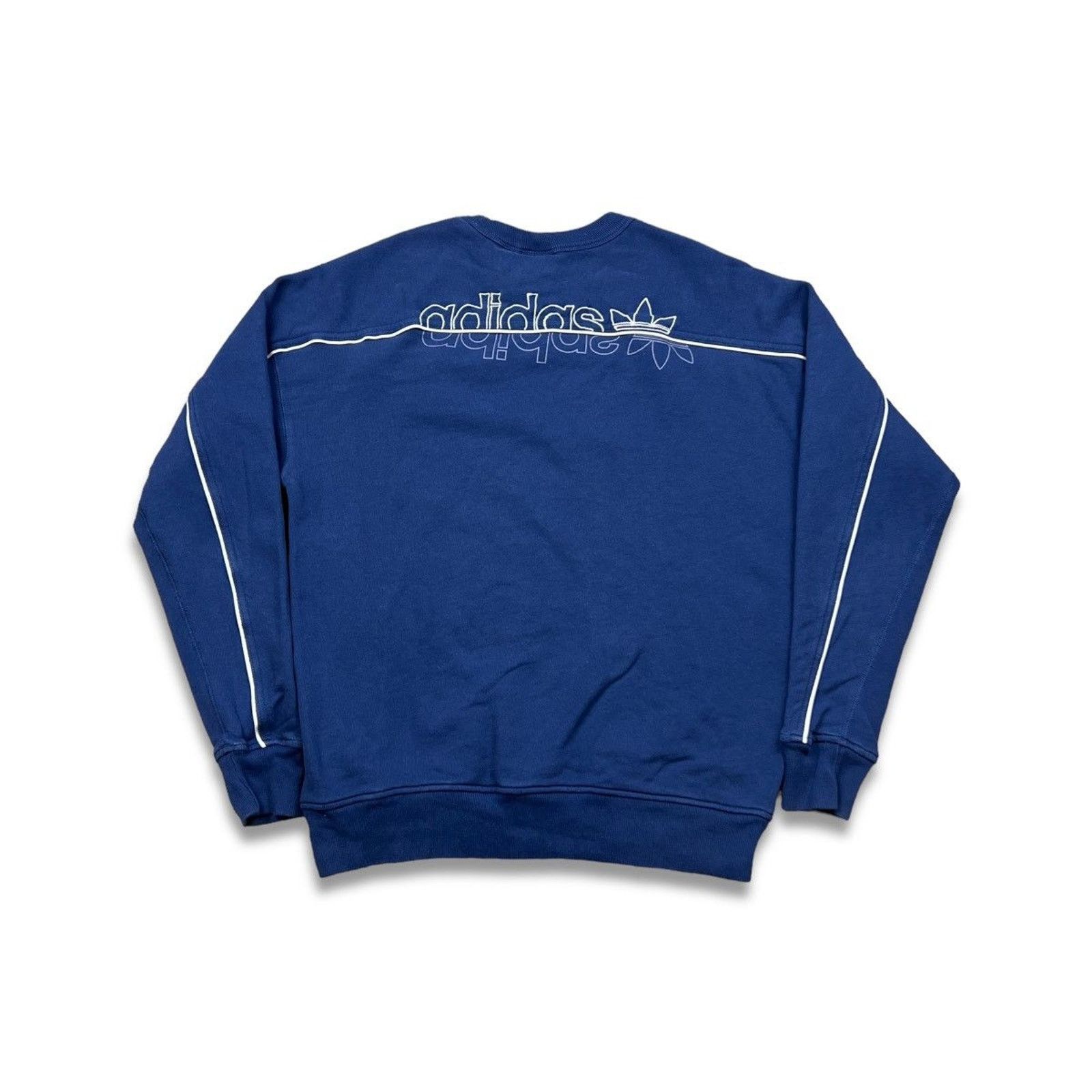 Adidas × Vintage Adidas Originals Sweatshirt Trefoil Spell Out Pullover Crew Size US S / EU 44-46 / 1 - 4 Thumbnail