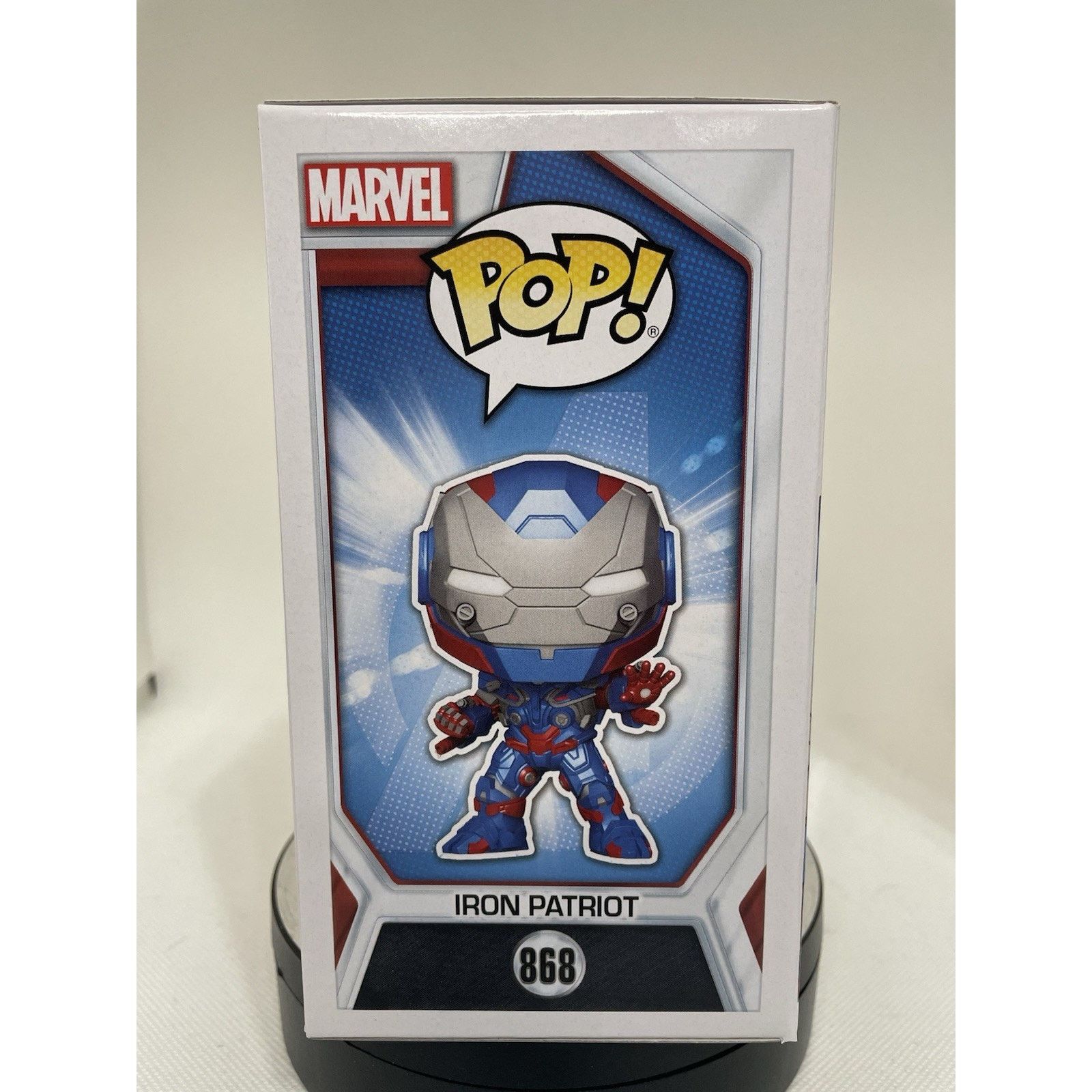 Marvel Comics Funko Pop Iron Patriot (Metallic) - Funko (Exclusive) #868 Size ONE SIZE - 7 Thumbnail