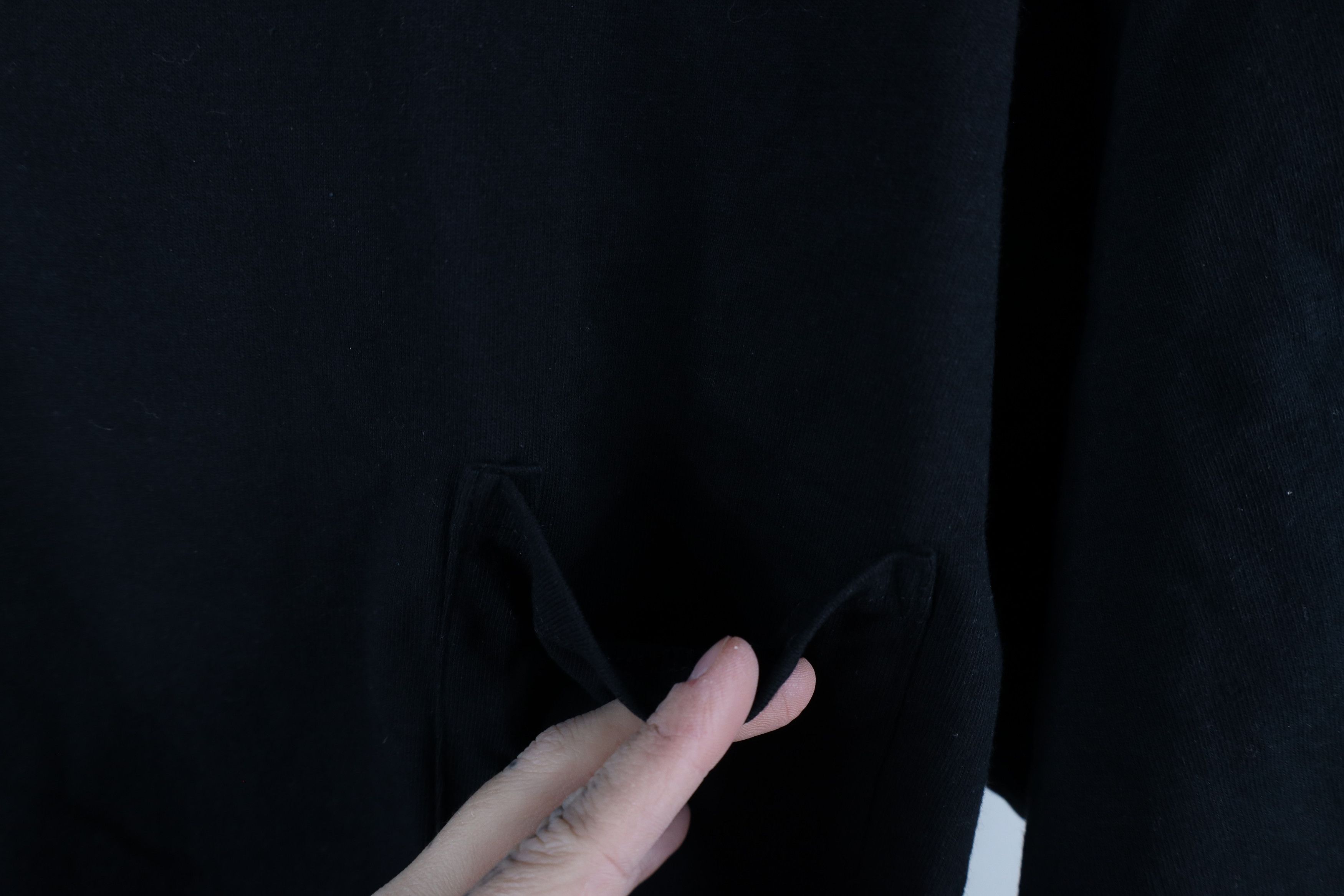 Vintage Vintage 90s Streetwear Heavyweight Cotton T-Shirt Black Size US L / EU 52-54 / 3 - 5 Thumbnail