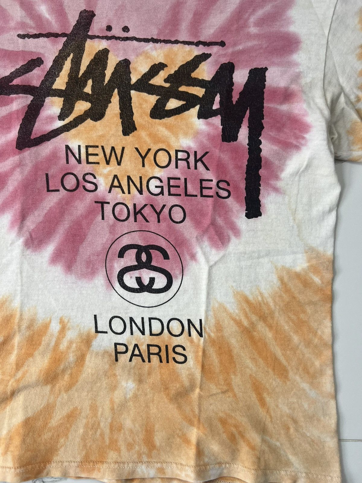 Stussy STUSSY INTERNATIONAL FLOWER LOGO 2 SIDES Y2K TEE Size US S / EU 44-46 / 1 - 4 Thumbnail