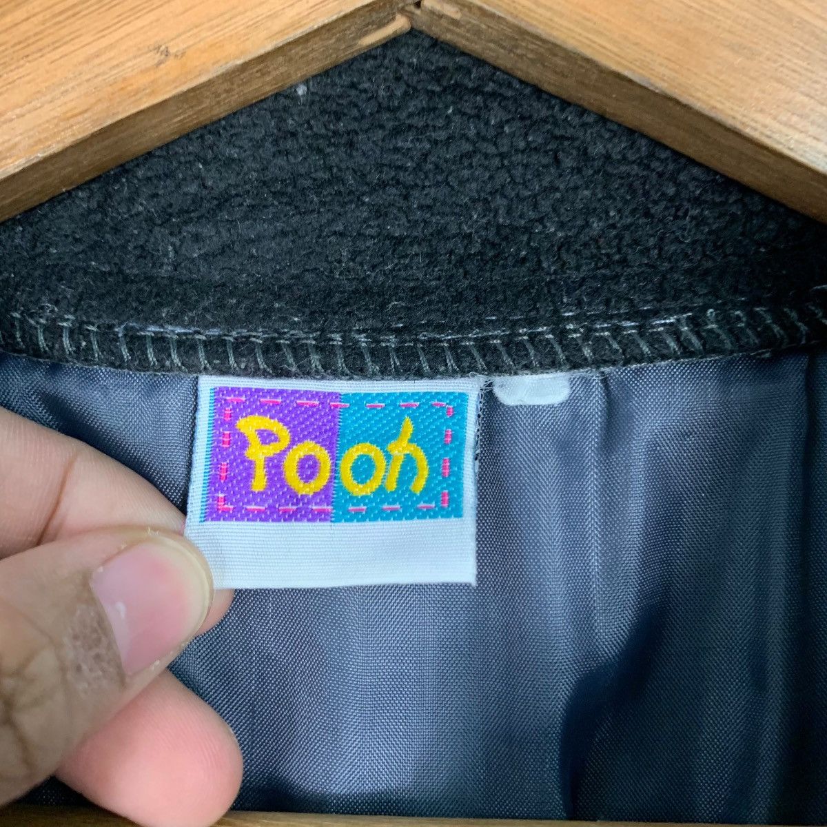 Cartoon Network Y2K Vintage POOH Fleece Bomber Jacket #2341-C105 Size US S / EU 44-46 / 1 - 17 Thumbnail