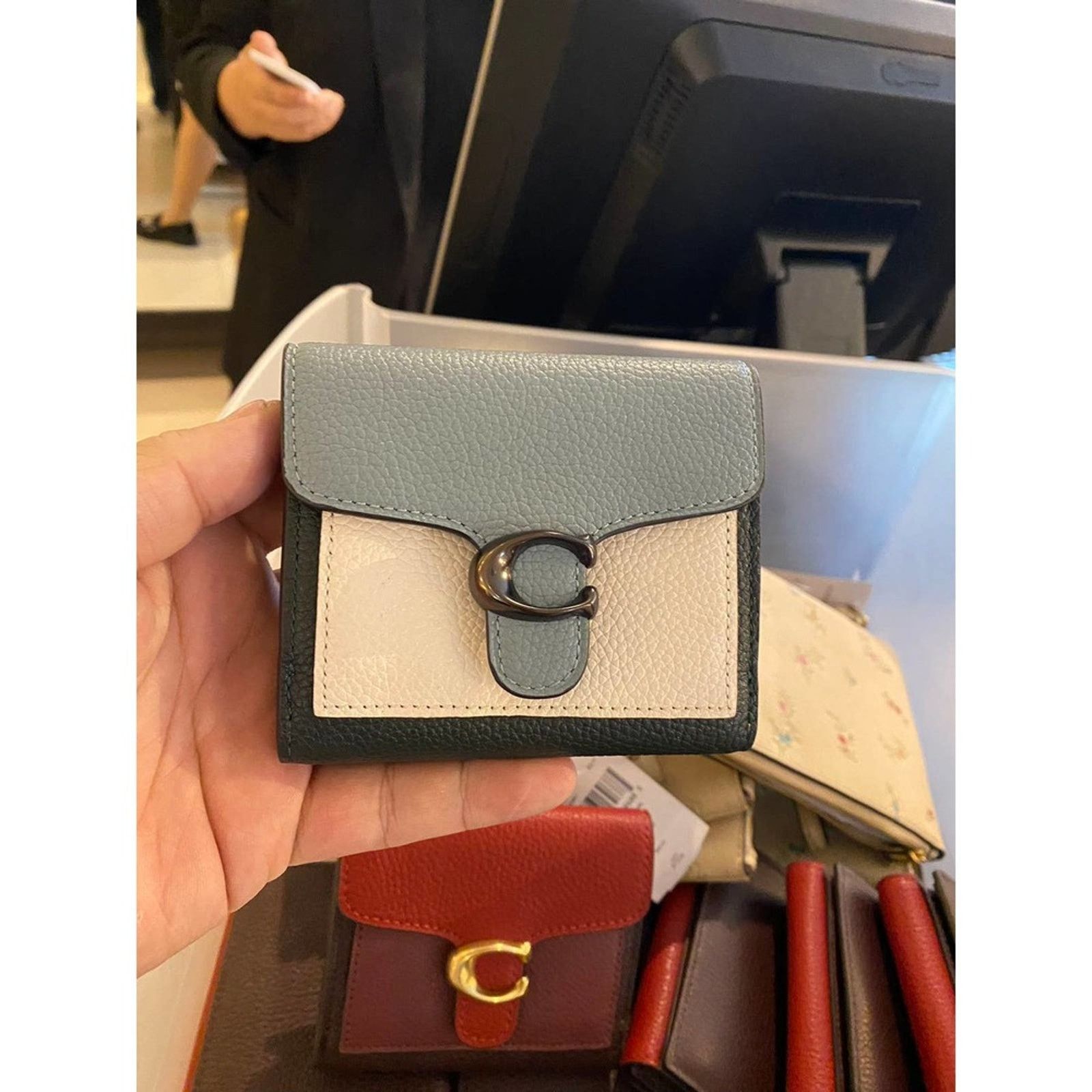 Coach sage purse hotsell