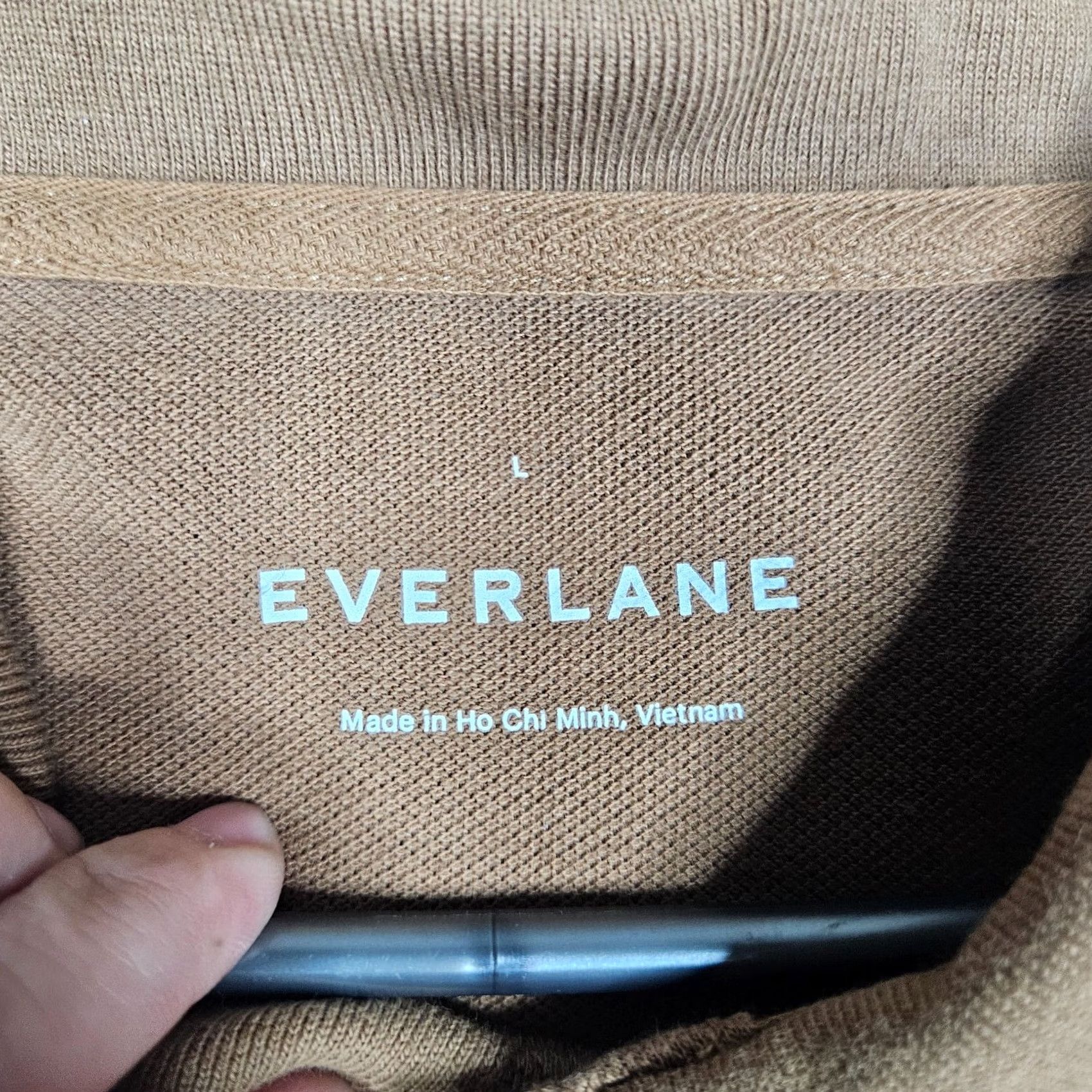 Everlane Everlane Polo Shirt Mens Brown 1/4 Button Up Short Sleeve Size L Polo Shirt Brown Mens Regular Knit Short Sleeve Polo Shirt Polo Shirt Mens Brown Size US L / EU 52-54 / 3 - 8 Thumbnail