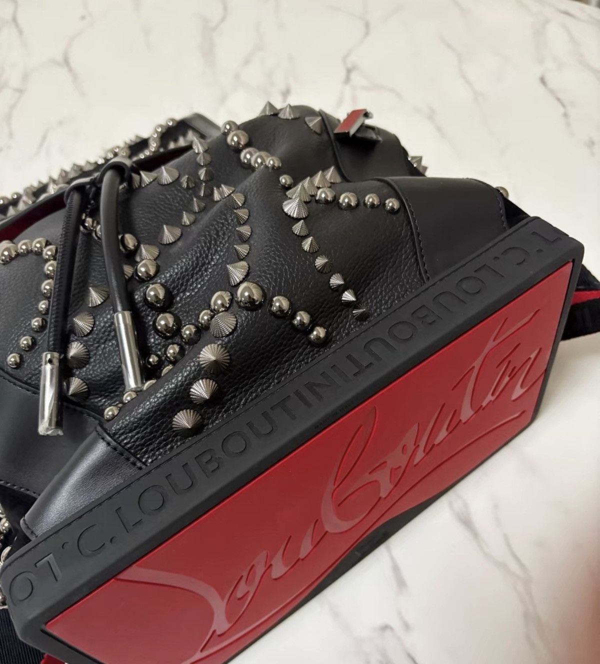 Christian Louboutin Christian Louboutin Black Studded Backpack Size ONE SIZE - 4 Thumbnail