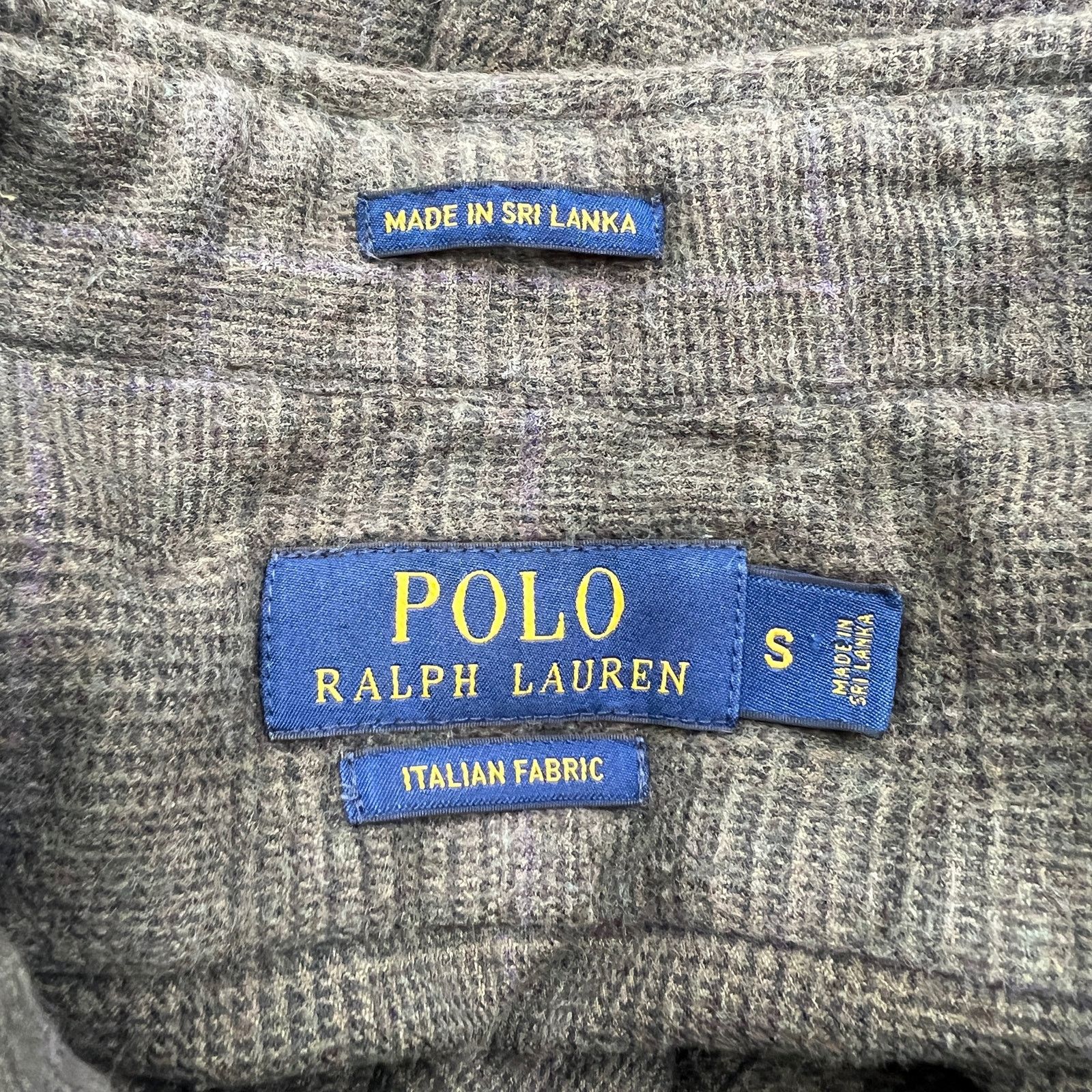 Polo Ralph Lauren Polo Ralph Lauren Italian Fabric Brushed Flannel Shirt Size US S / EU 44-46 / 1 - 3 Thumbnail