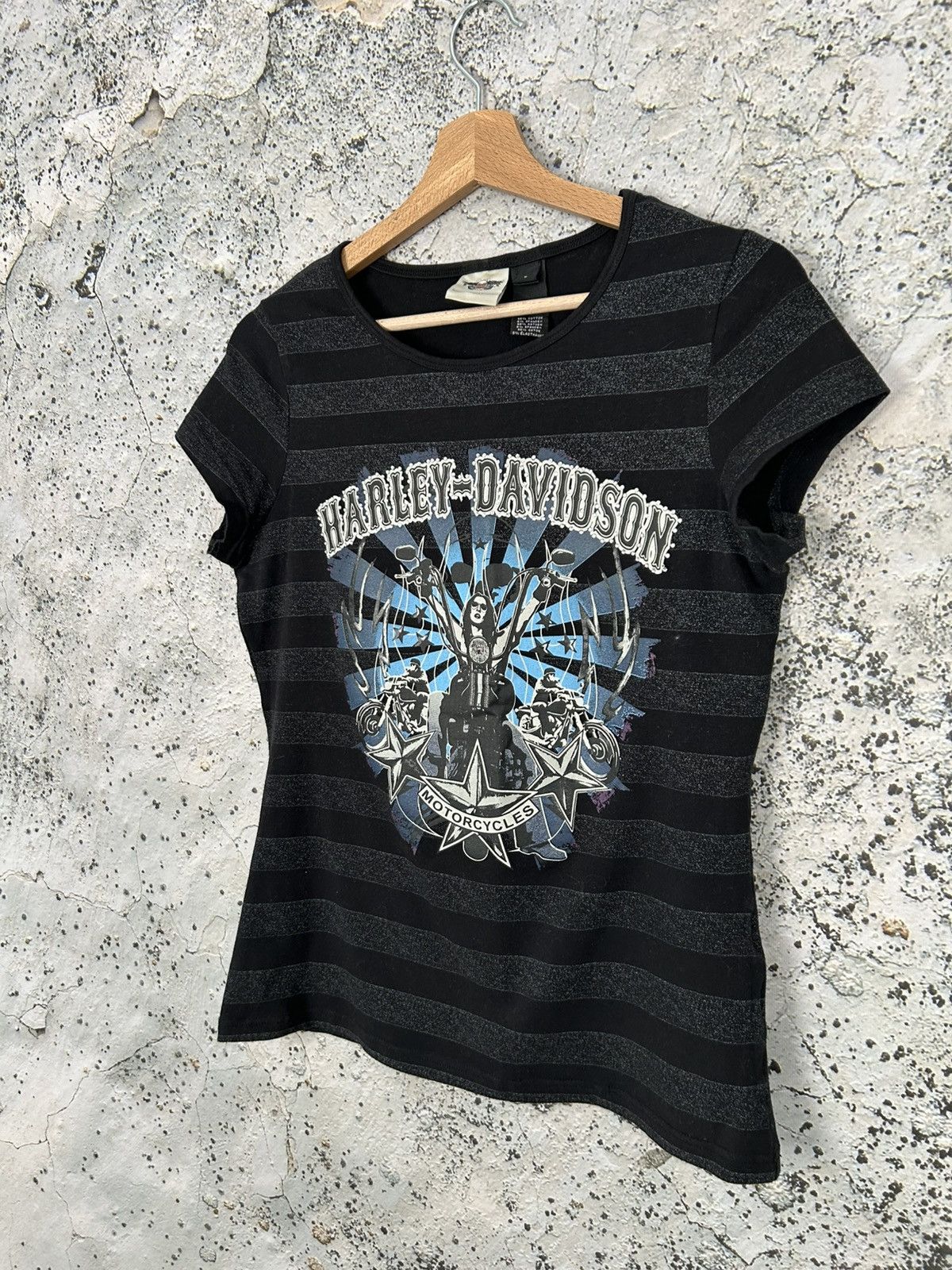 Harley Davidson Vintage Harley Davidson Motorcycles Graphic Tee Rock Grunge Size M / US 6-8 / IT 42-44 - 2 Thumbnail