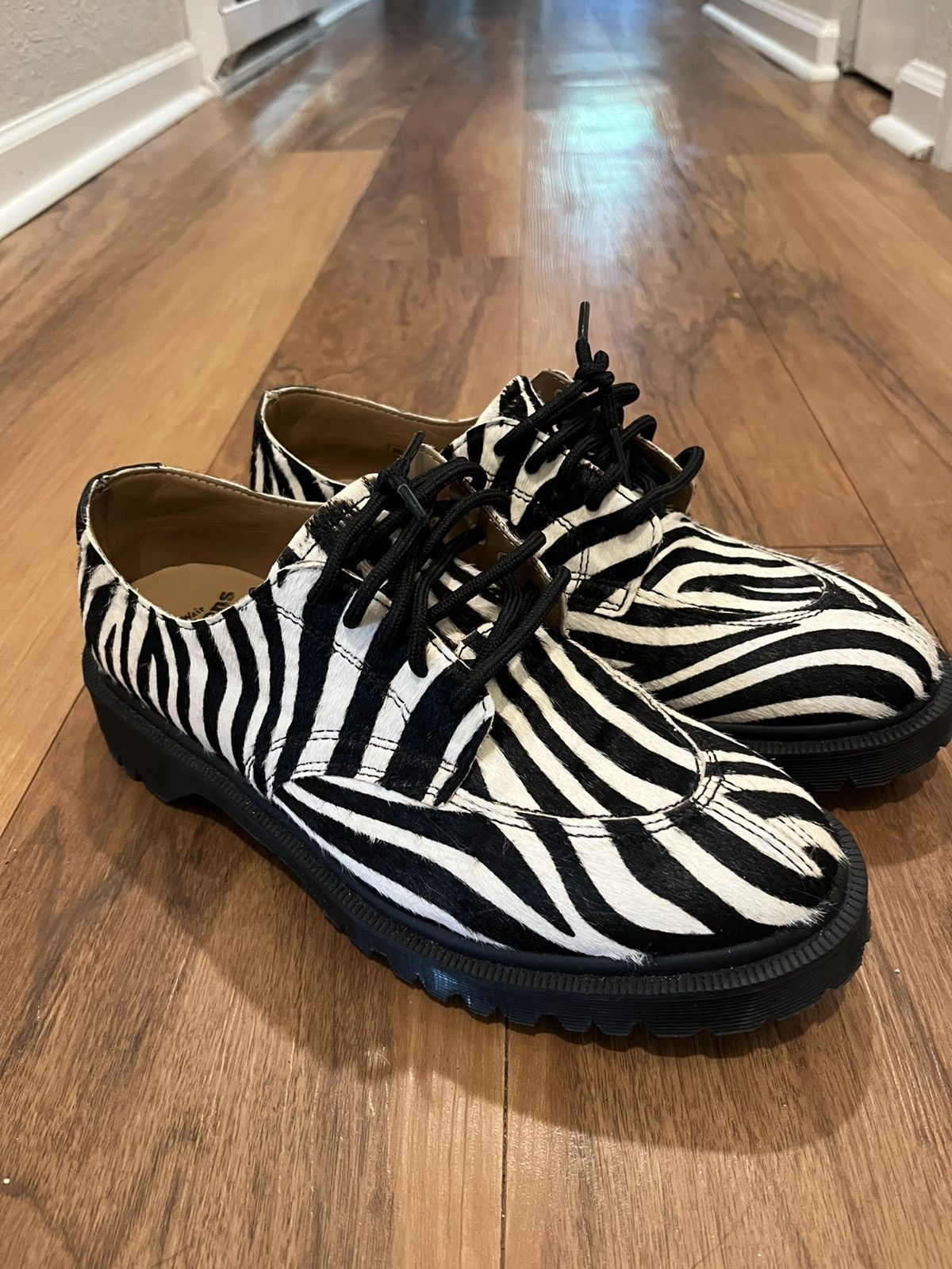 Dr. Martens × Supreme Split Toe 5 eye zebra | Grailed