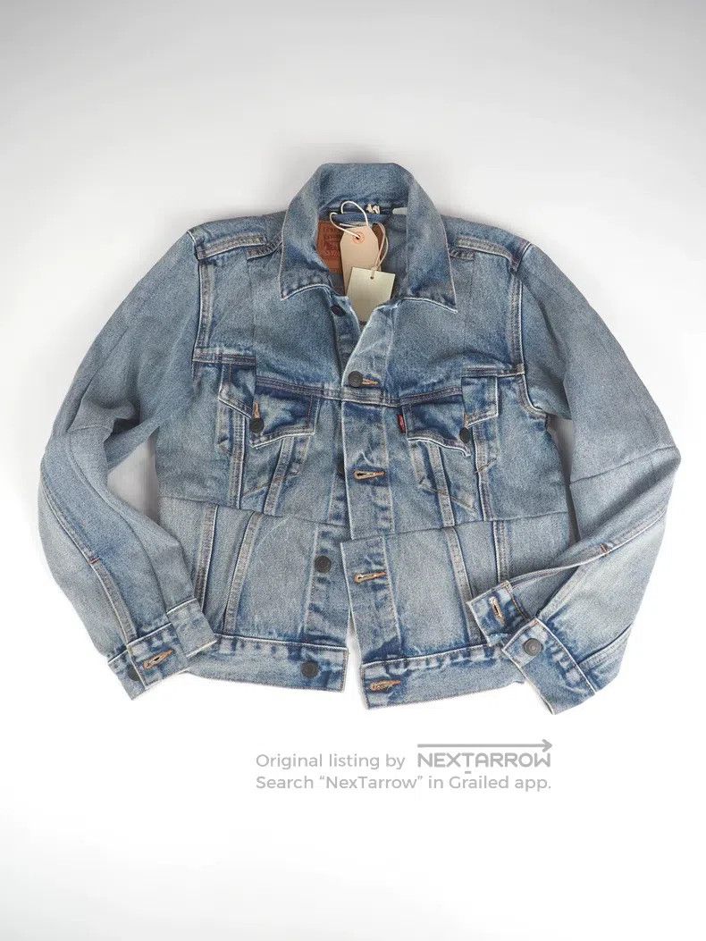 Vetements Vetements Blue Patchwork Denim Jacket Size US S / EU 44-46 / 1 - 3 Thumbnail