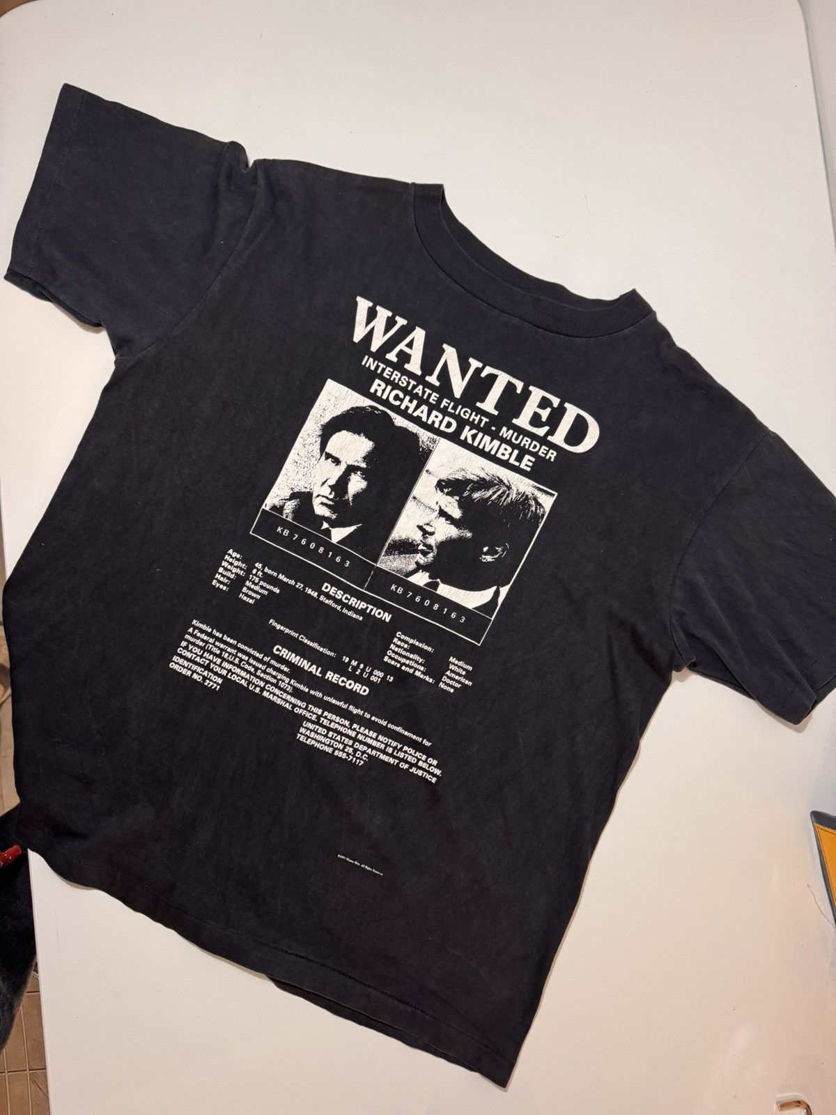 The Fugitive Vintage original Warner Bro’s Graphic tee