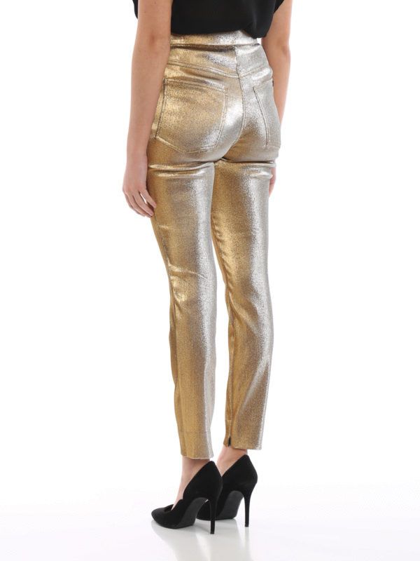 Dolce & Gabbana o1y0925 Sweatpant in Gold Size 26" / US 2 / IT 38 - 4 Thumbnail