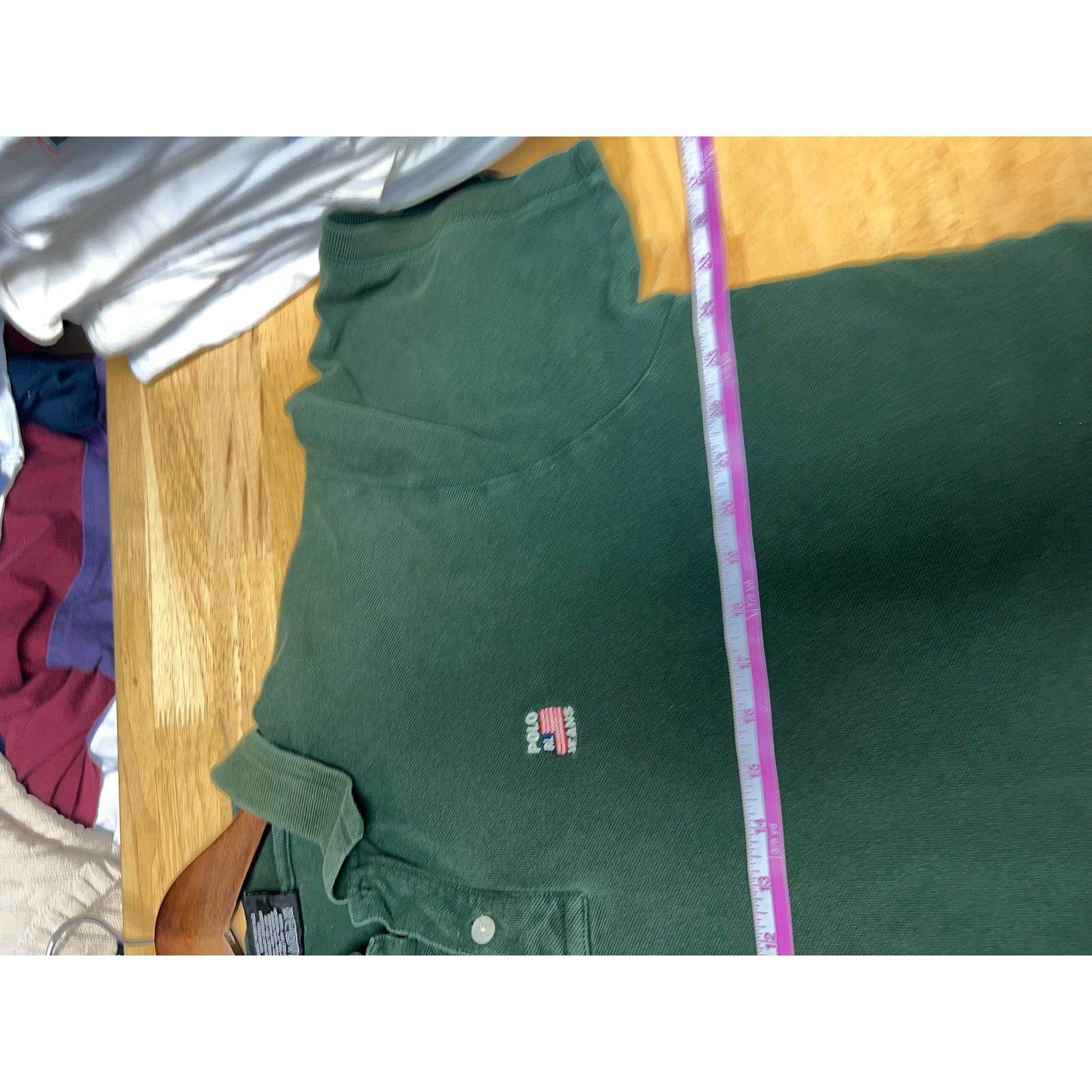 Polo Ralph Lauren Polo Jeans Ralph Lauren Polo Shirt Green 2000s Y2K Mens XL Size US XL / EU 56 / 4 - 7 Thumbnail