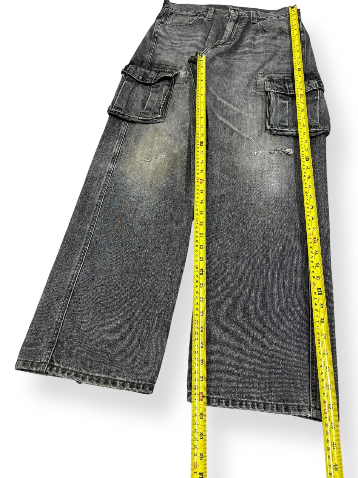 Levi's Vintage Levis 503 Faded Baggy Distressed Cargo Grunge Jeans Size US 32 / EU 48 - 15 Thumbnail