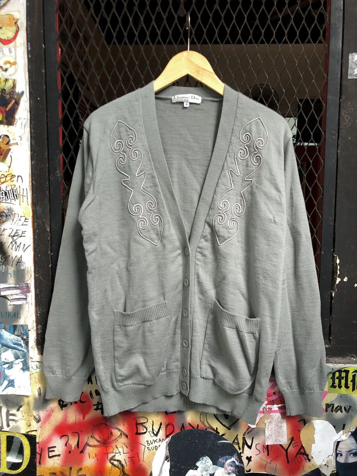 CHRISTIAN DIOR SPORT KNIT CARDI