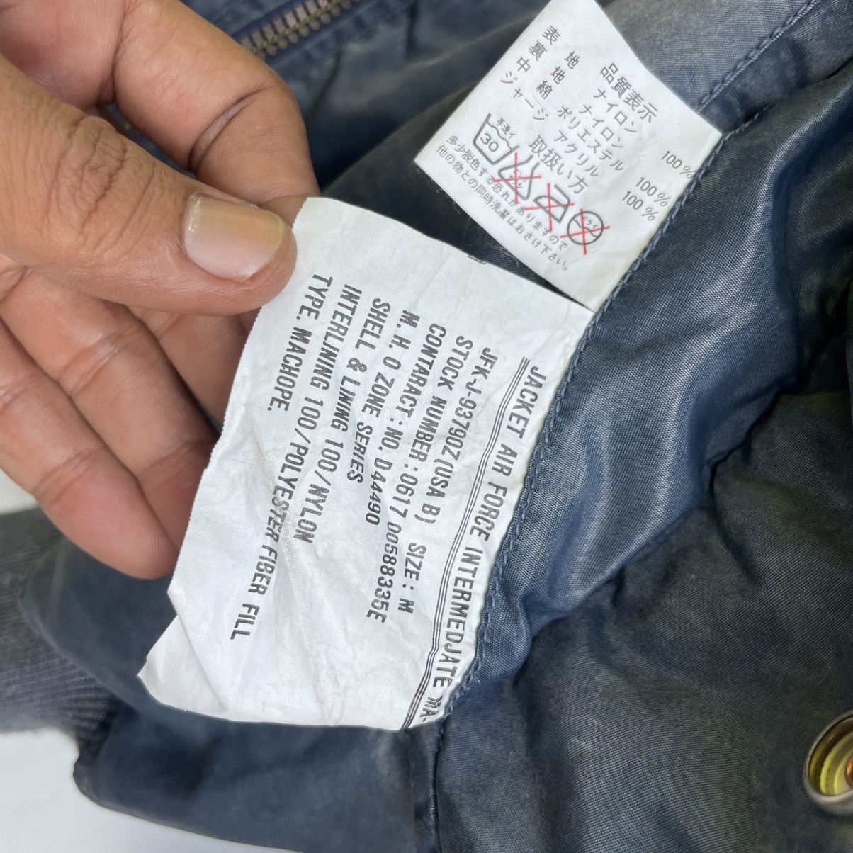 Alpha Industries × Buzz Rickson's 💥 Machope Jacket Air Force Type MA-1 Flight Bomber Jacket Size US M / EU 48-50 / 2 - 13 Thumbnail
