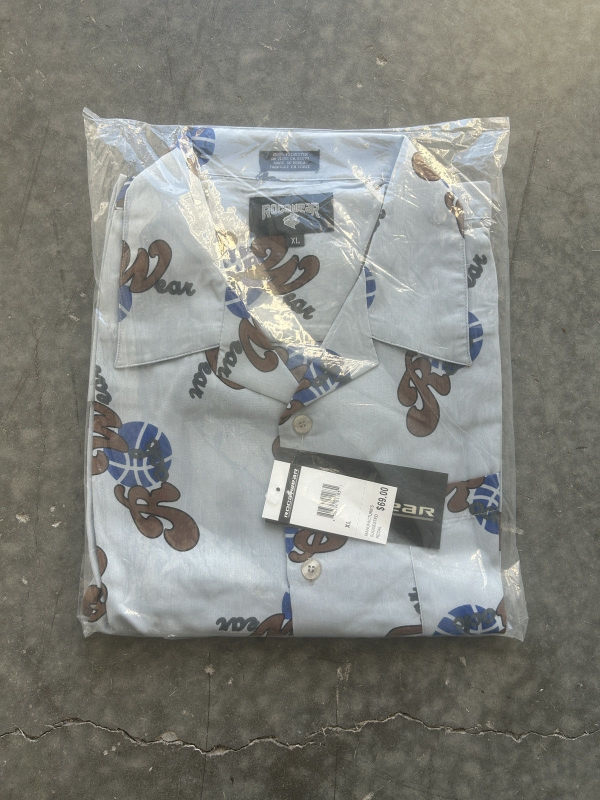 Rocawear × Vintage BNWT Vintage Y2K Rocawear Logo Button Up Shirt Size US XL / EU 56 / 4 - 1 Thumbnail