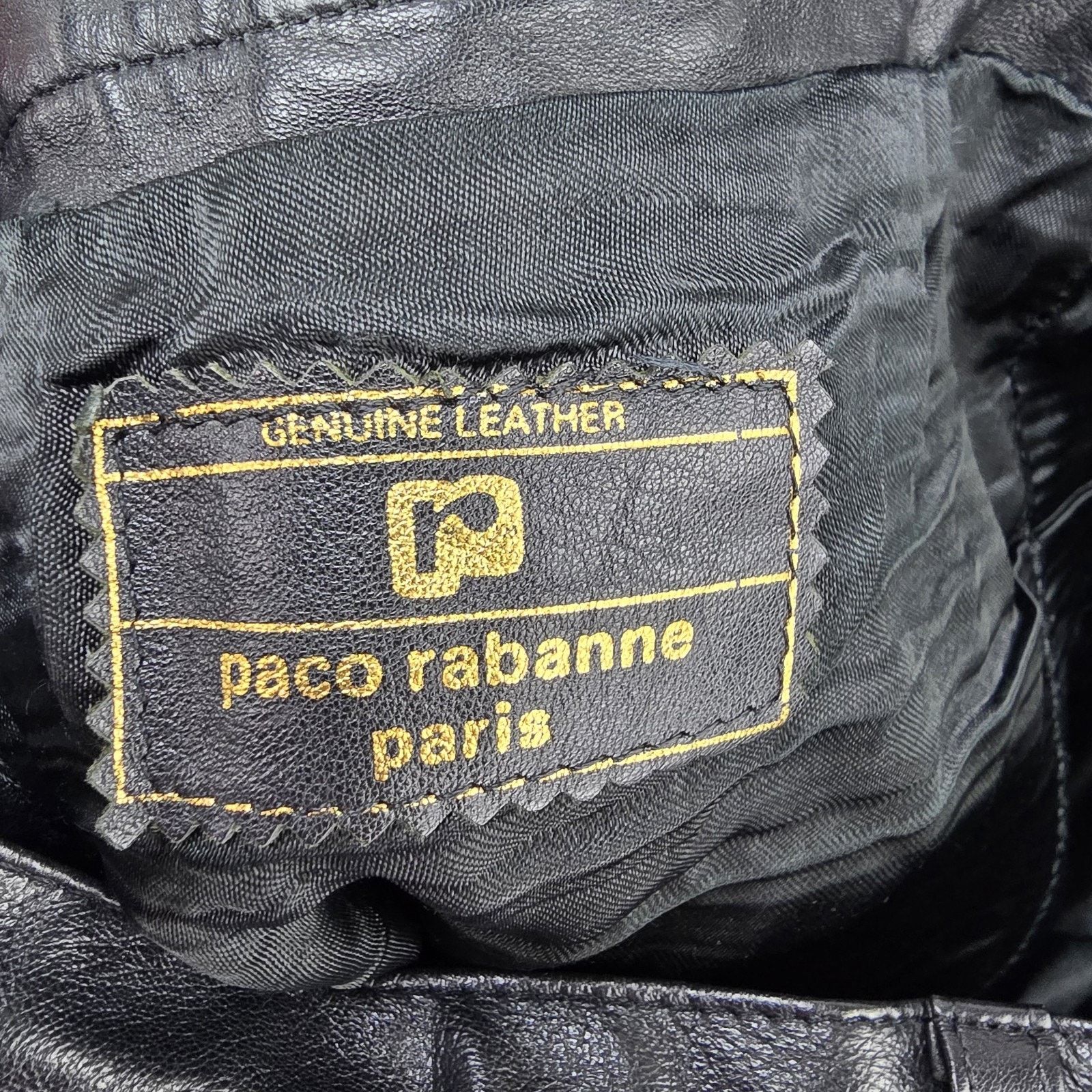 Paco Rabanne Vintage Paco Rabanne Paris Leather Pants 34 (Fit 28x32) 70s Size 28" / US 6 / IT 42 - 5 Thumbnail