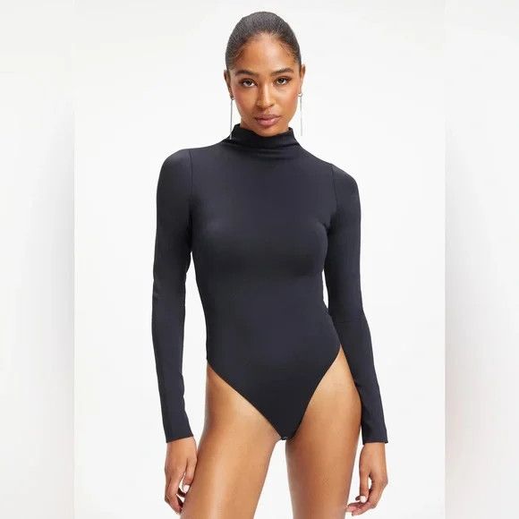 Good American GOOD AMERICAN SOFT LONG SLEEVE HIGH WAIST BODY SUIT SIZE 3 Size S / US 4 / IT 40 - 1 Thumbnail