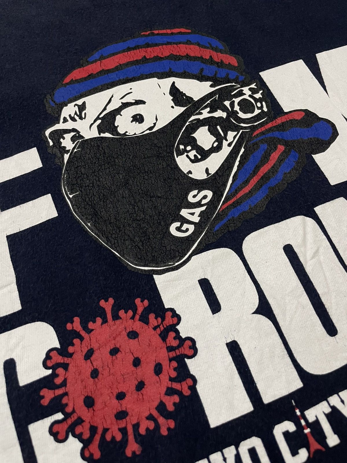 Japanese Brand Tokyo City Ultras GAS 12 Fuck Corona Prevention Stadium Size US XL / EU 56 / 4 - 6 Thumbnail