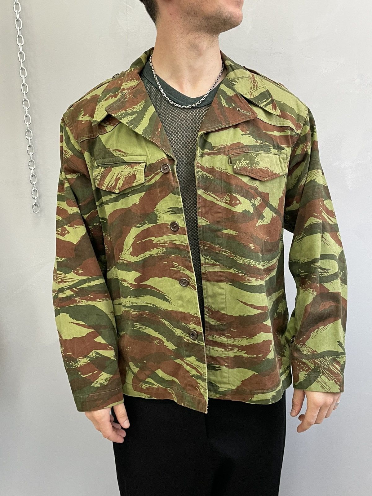 Carhartt Vintage military japanese camo caaual jacket 90s rare Size US L / EU 52-54 / 3 - 2 Thumbnail