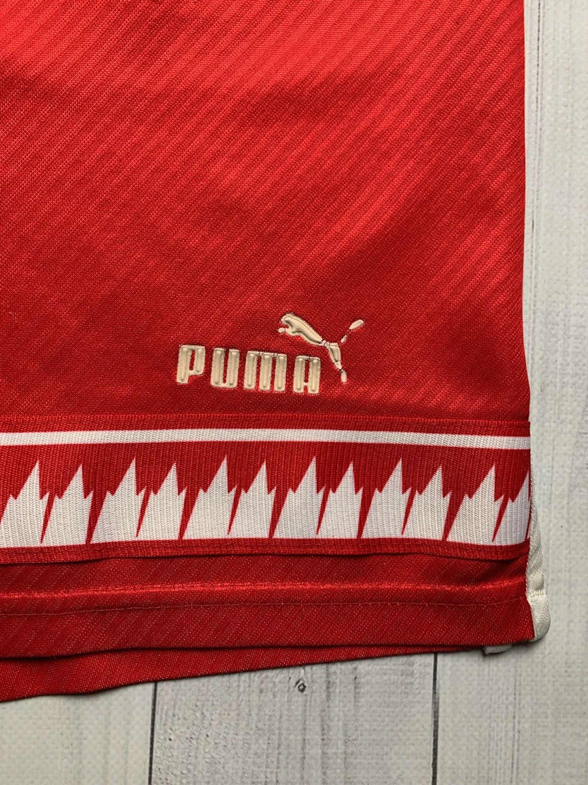Vintage Vintage koln soccer shorts puma size M red rare Size US 32 / EU 48 - 3 Thumbnail