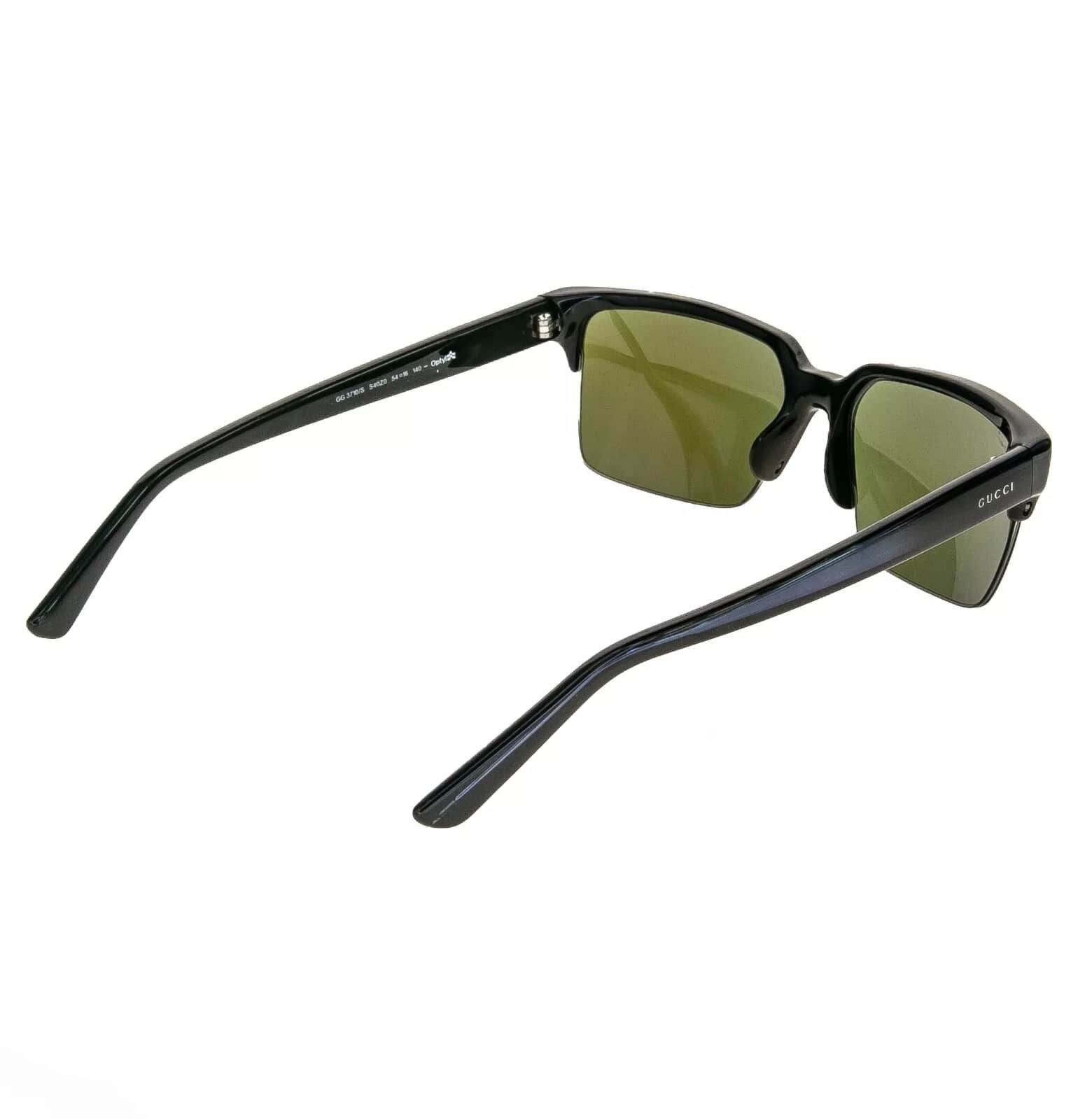 Gucci GUCCI Black Unisex Square Blue 3710 Gg3710S Sunglasses Size ONE SIZE - 6 Thumbnail