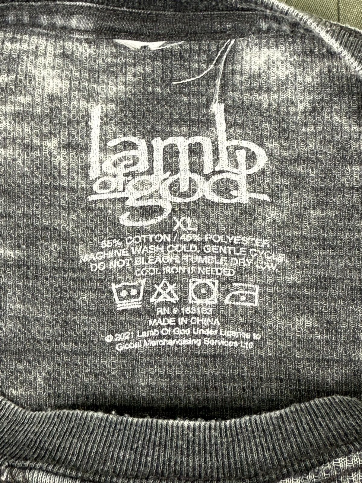 Band Tees Lamb of God Thermal Shirt Size US XL / EU 56 / 4 - 4 Thumbnail