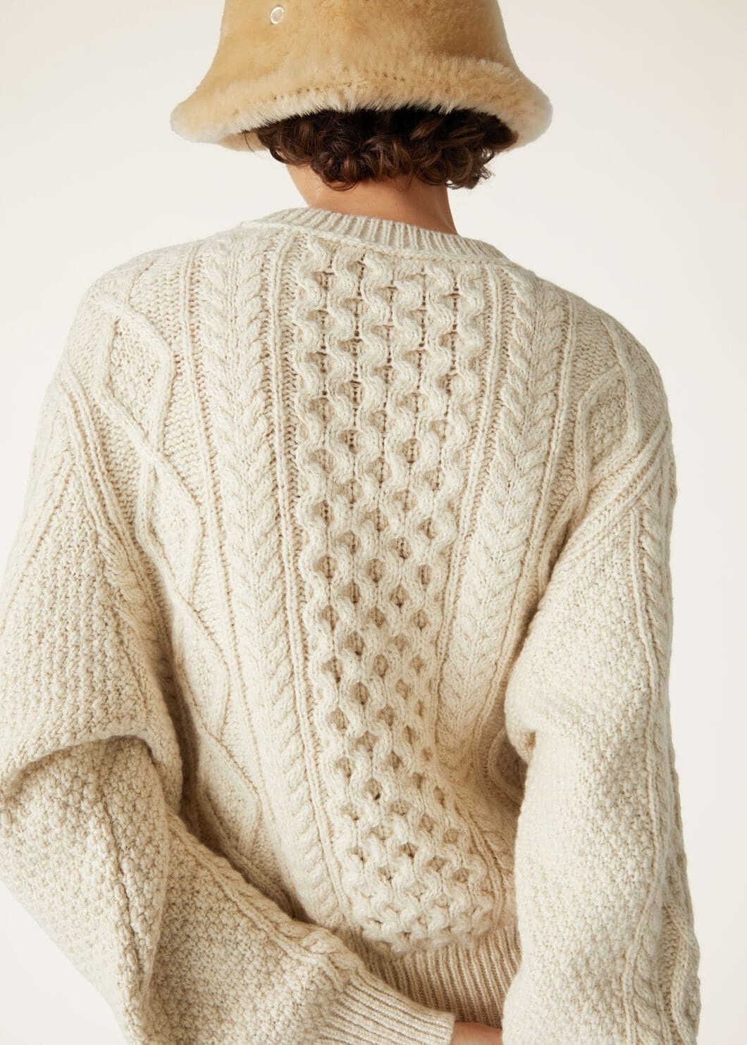 Loro Piana o1w1db10825 FAO7113 Valduggia Crewneck Sweater in Beige Size XS / US 0-2 / IT 36-38 - 3 Thumbnail