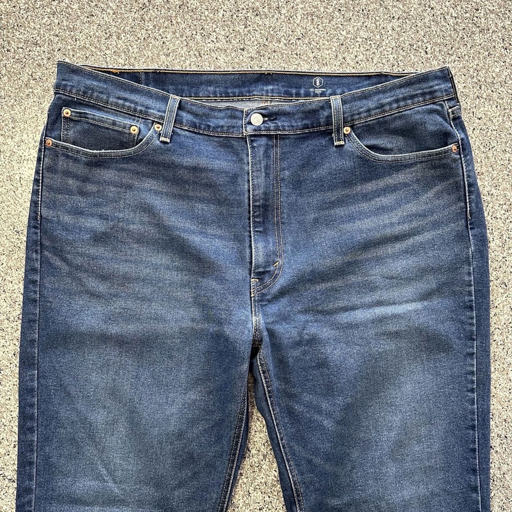Levi's Levi's Jeans 541 Athletic Taper Men's 42x32 Medium Wash Jeans Men 42 Blue Cotton Polyester Elastane Size US 42 / EU 58 - 3 Thumbnail