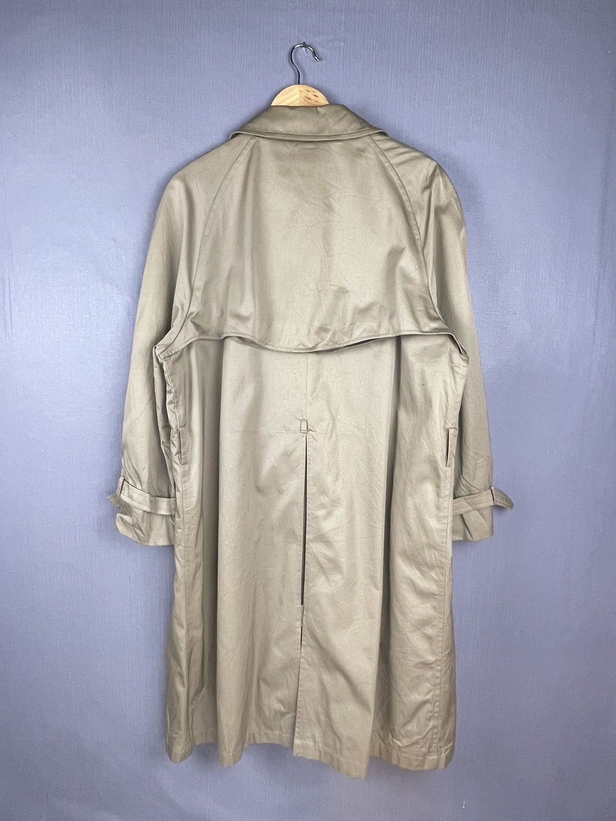 Vintage BURBERRY POLAND Nova Check Trench Coat Casual