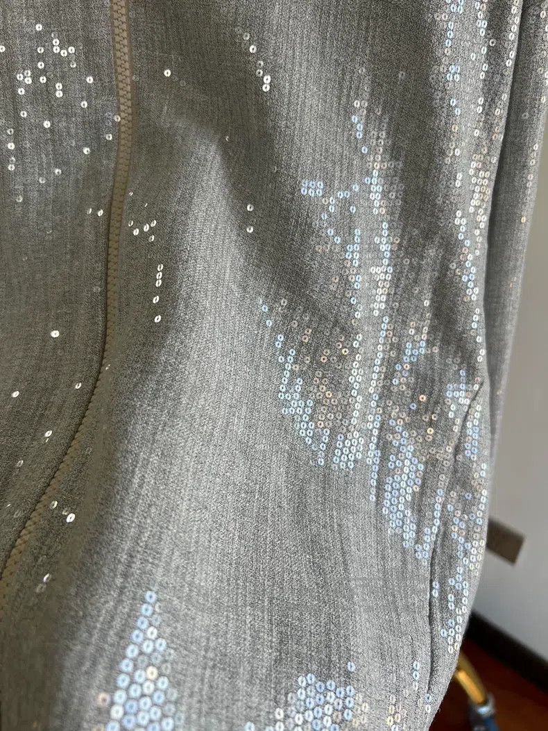 Brunello Cucinelli Brunello Cucinelli Linen Glitter Jacket Size XS / US 0-2 / IT 36-38 - 5 Thumbnail