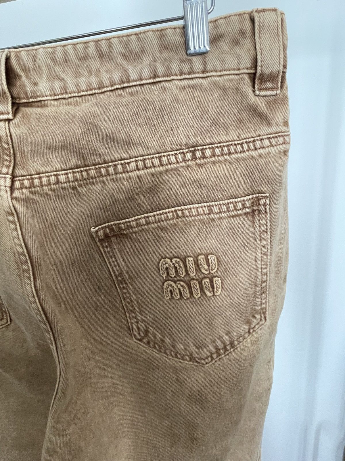 Miu Miu Very Rare Miu Miu Marbleized SS23 jeans Size US 33 - 6 Thumbnail