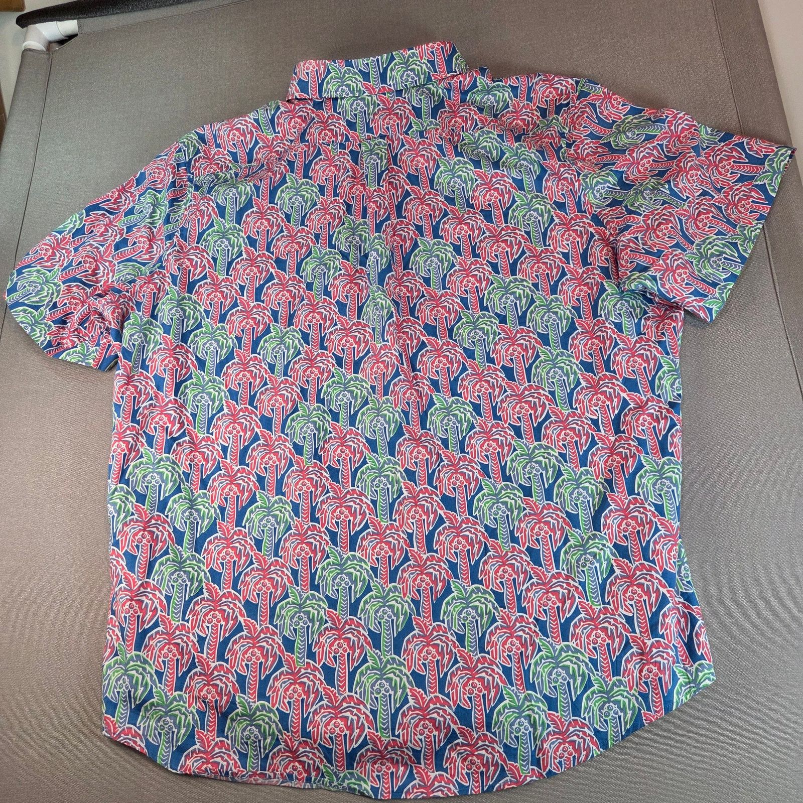 Vineyard Vines Vineyard Vines Slim Fit Whale Shirt Men’s 2XL Palm Trees Size US XXL / EU 58 / 5 - 2 Thumbnail