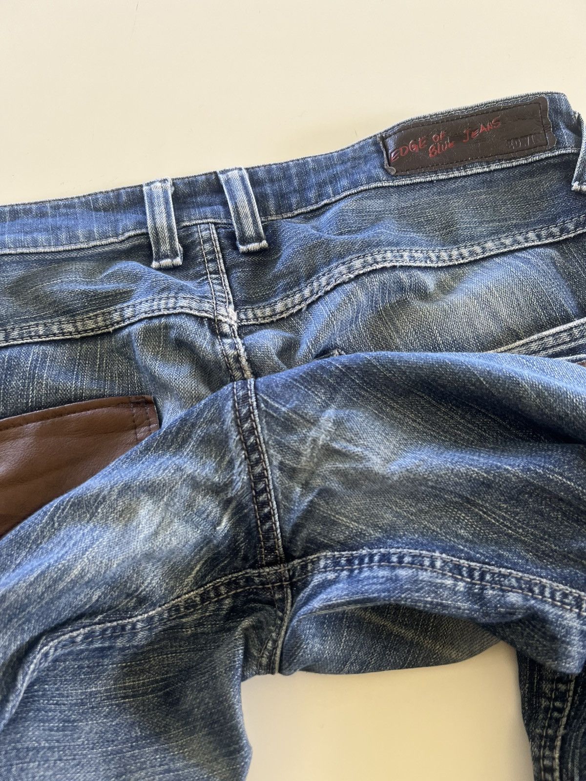 Edwin Edwin Distress Denim Jeans Size 36" Size US 36 / EU 52 - 6 Thumbnail