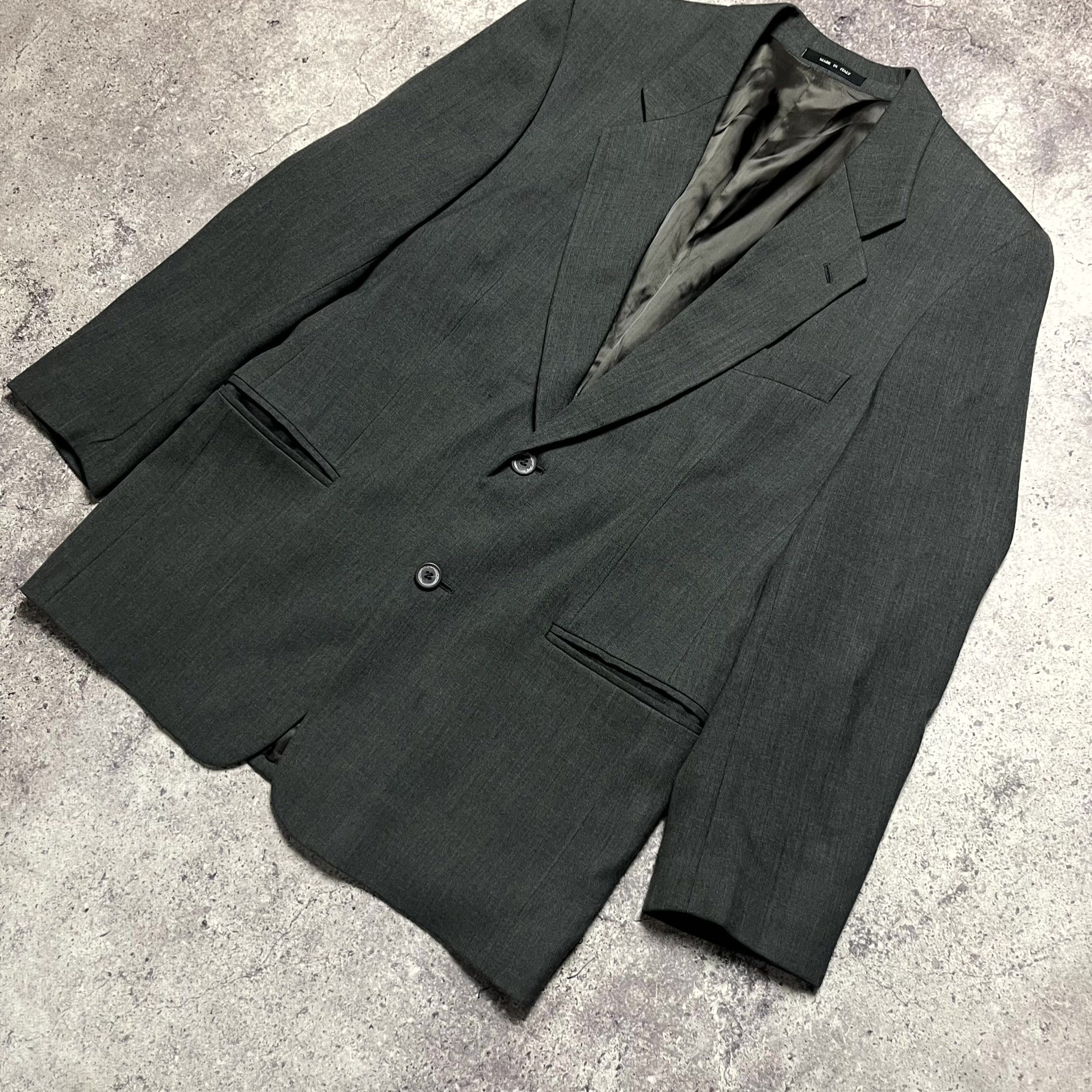 Emporio Armani Vintage Emporio Armani Classic Gray Blazer Size 46 Size 46R - 2 Thumbnail