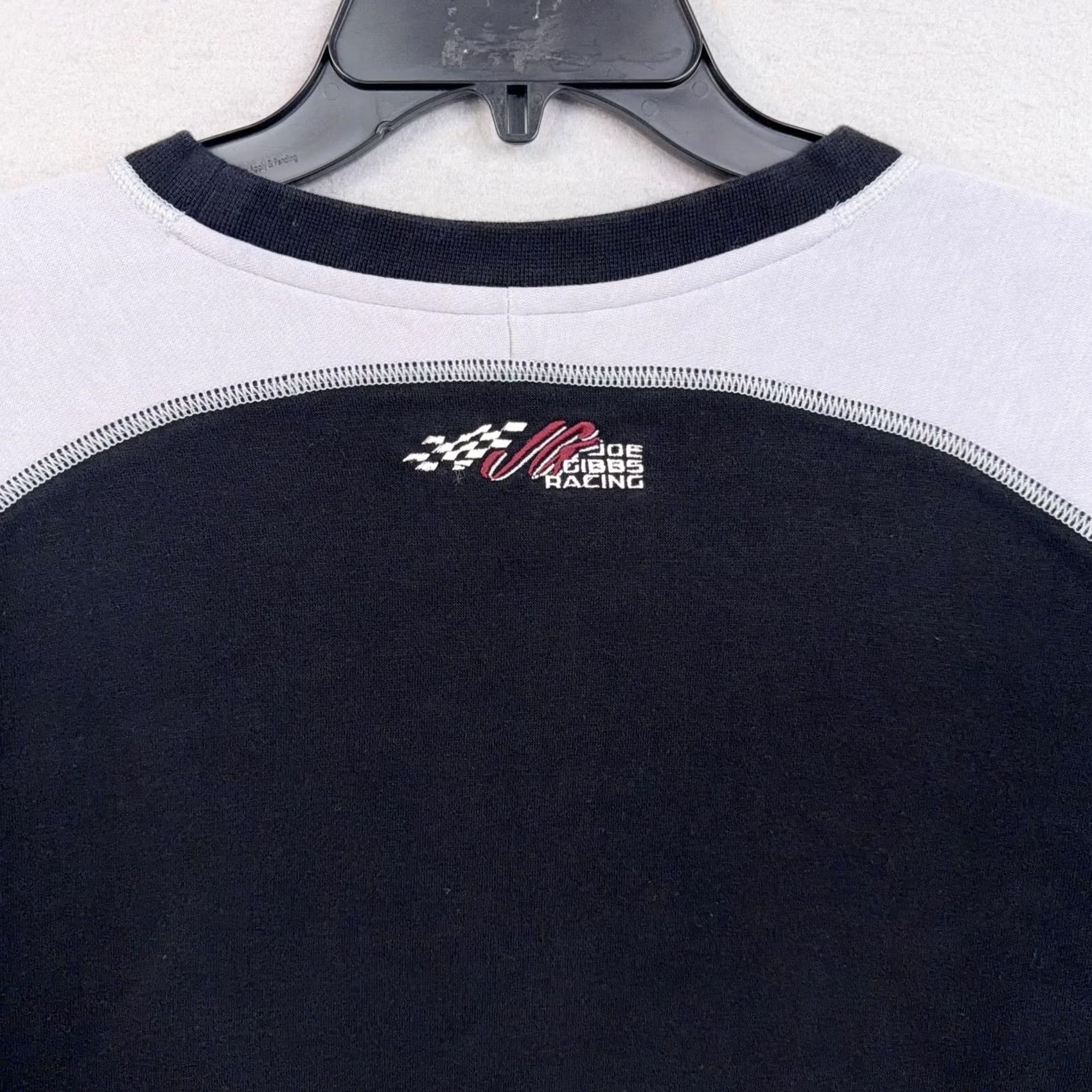 Vintage Wicked Quick Joe Gibbs Racing Sweatshirt Mens Large Black Fleece Pullover Nascar Size US L / EU 52-54 / 3 - 5 Thumbnail