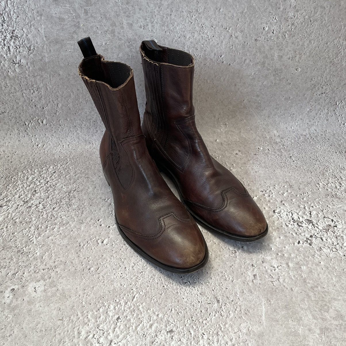 MoMA MoMA Dallas Leather Ankle Boots 43 Size US 9 / EU 42 - 2 Thumbnail
