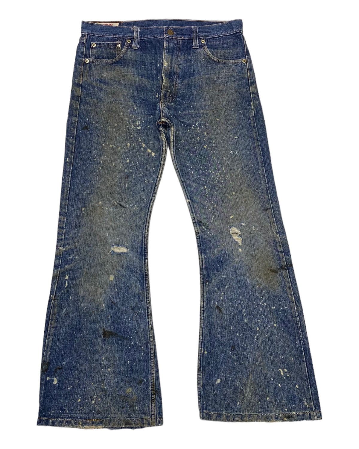Undercover DISTRESSED DENIM EDWIN PAINTER FLARE UNDERCOVER STYLE DESIGN Size US 33 - 1 Thumbnail
